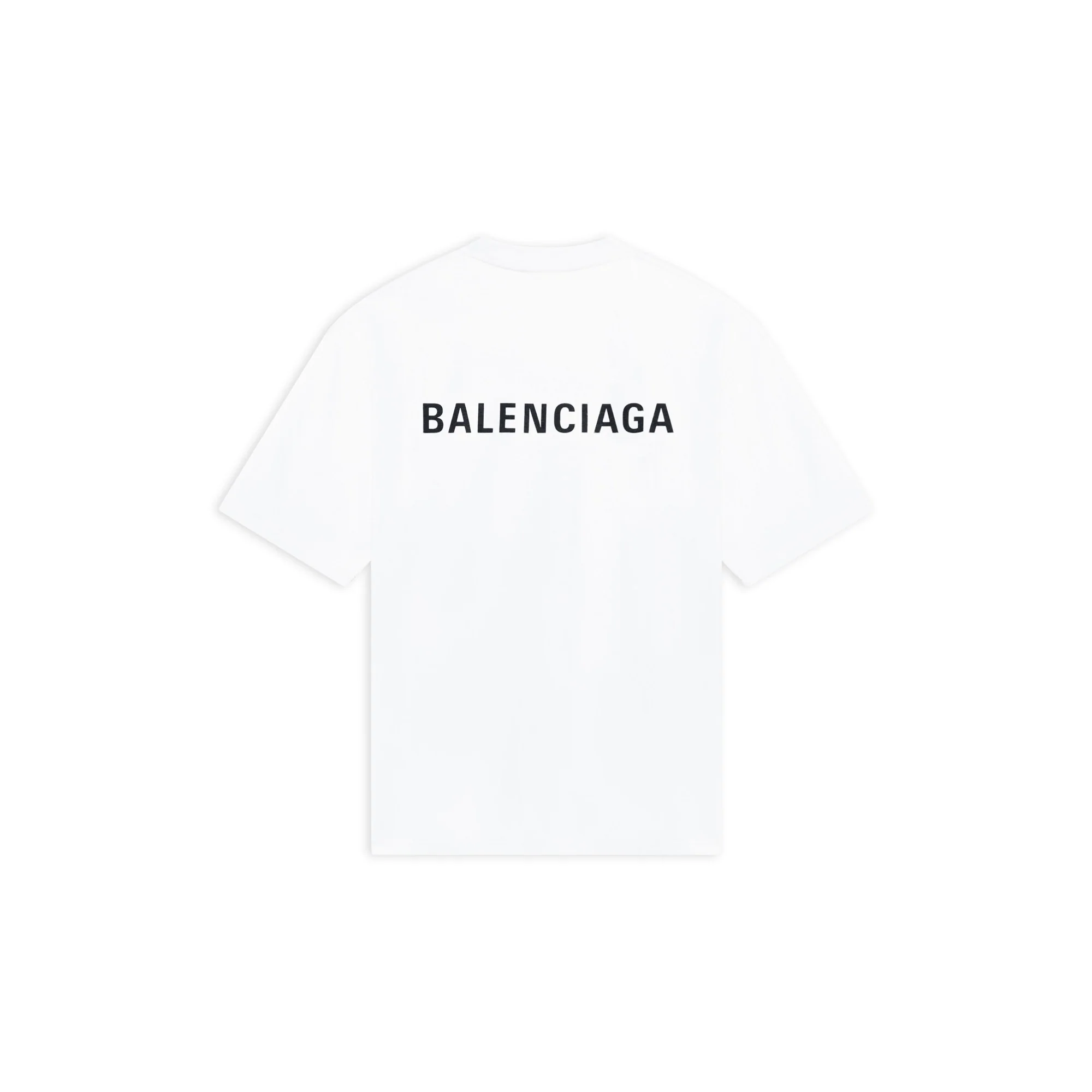 Medium Fit T-Shirt - White/Black - Image 2