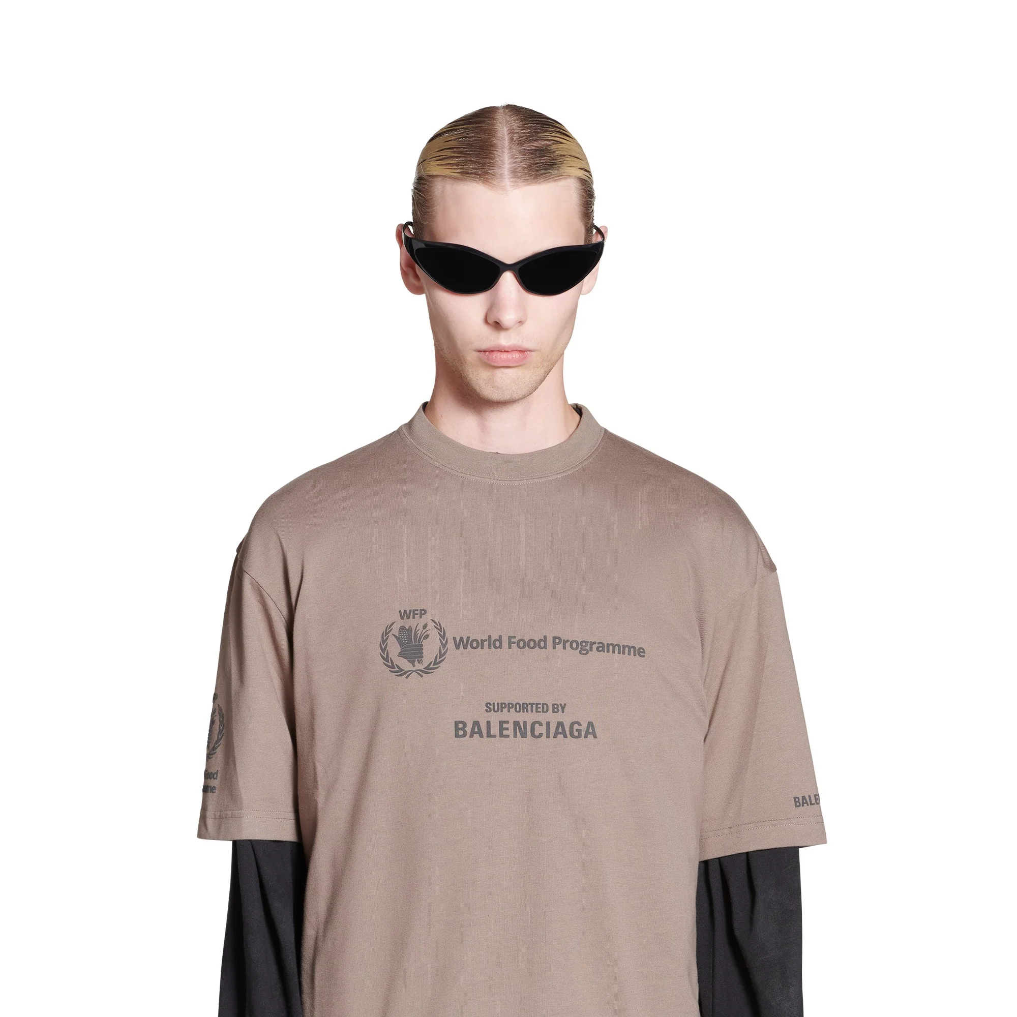 Medium Fit Short Sleeve - Taupe/Black - Image 6