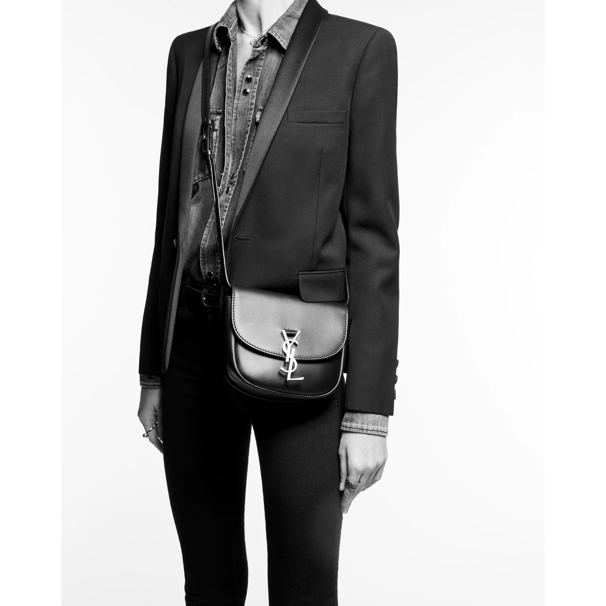 Small Kaia Satchel - Deep Blue - Image 6
