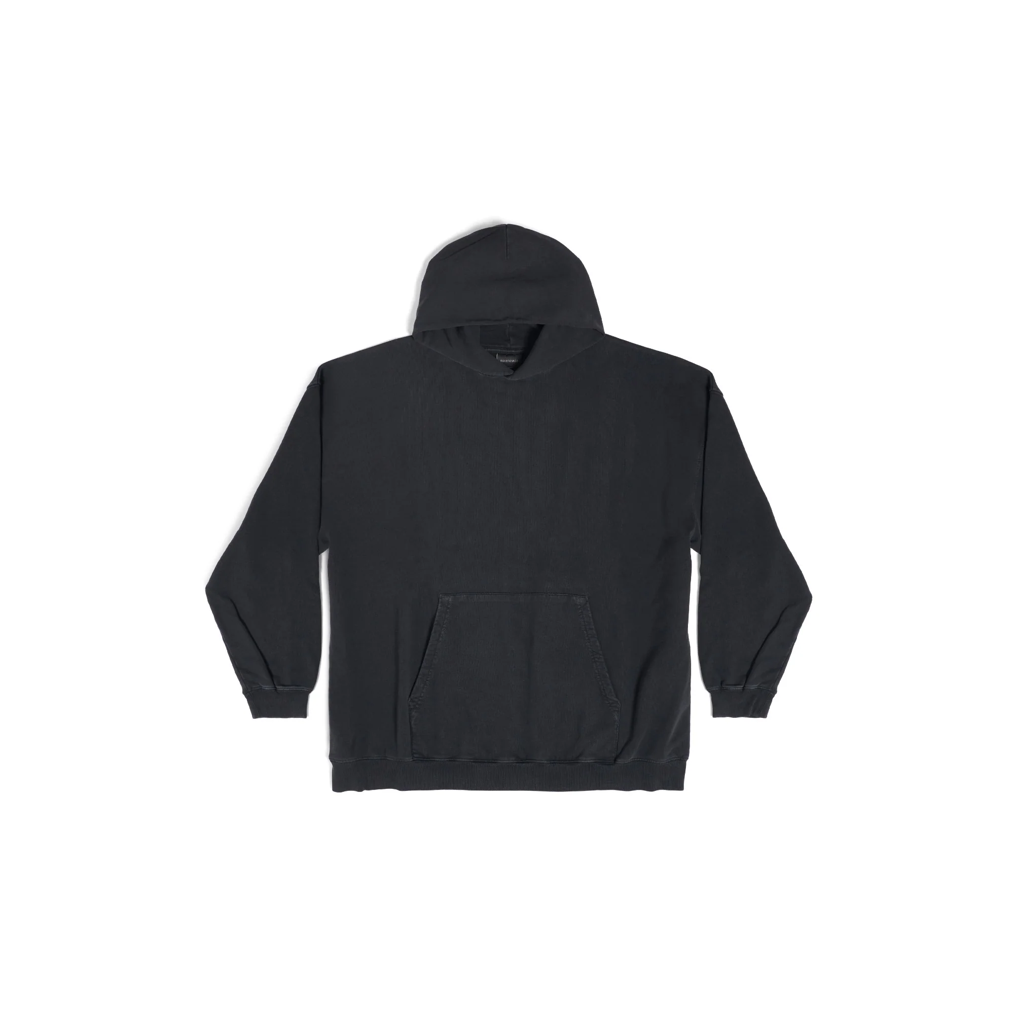 Large Fit Hoodie - Black/Silver