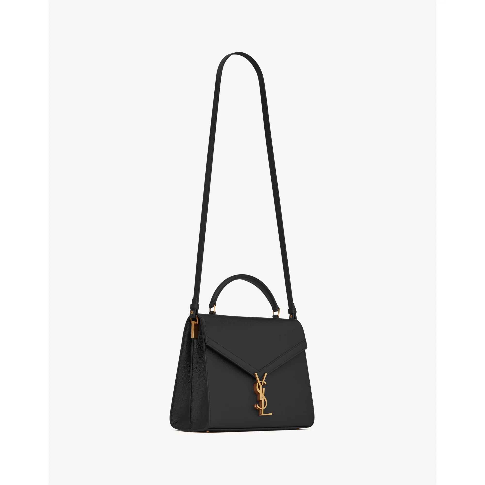 Medium Cassandra Top Handle - Nero - Image 7
