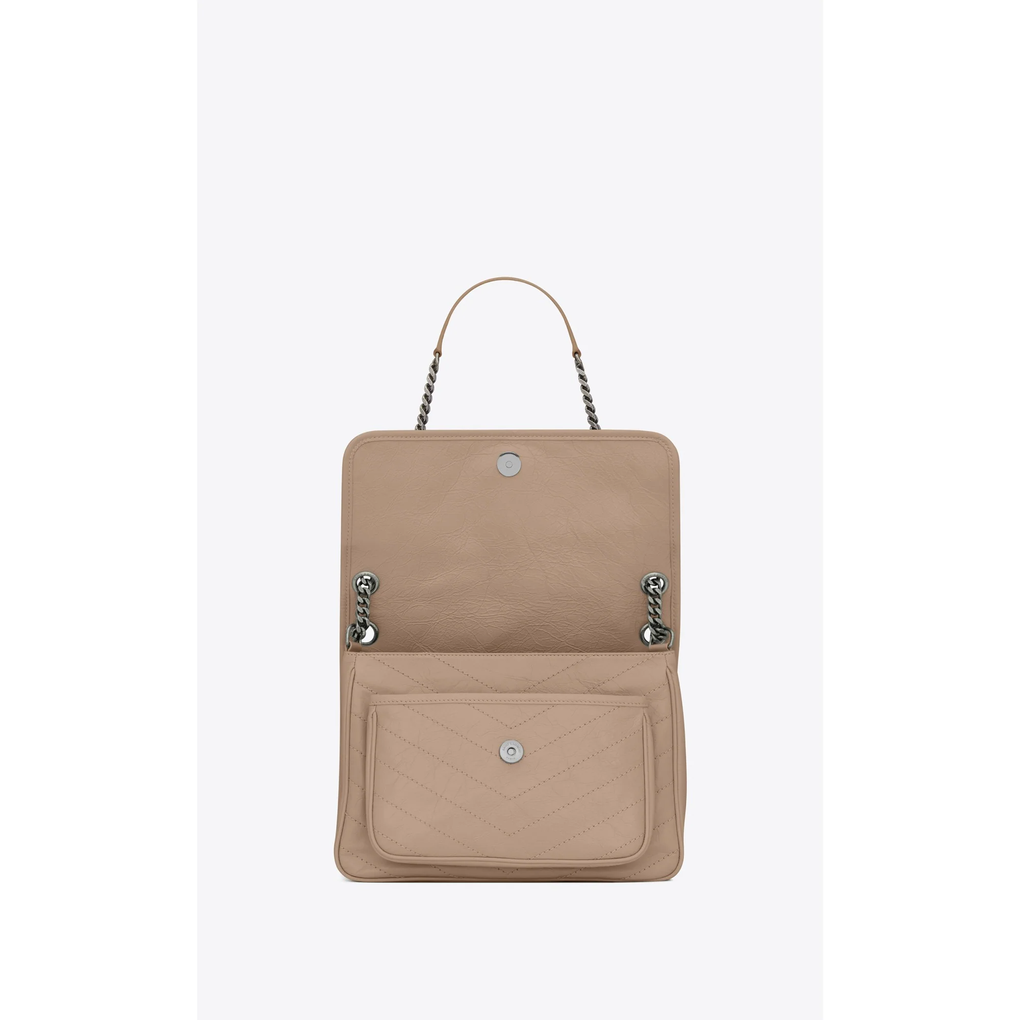 Medium Niki Chain Bag - Gold Sand - Image 4