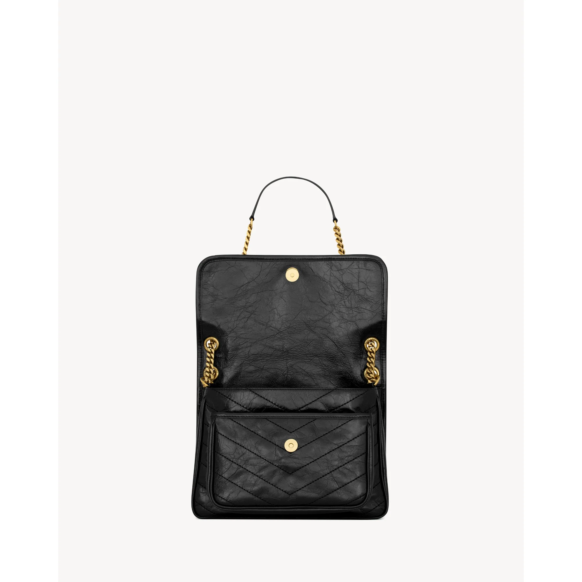 Medium Niki Chain Bag - Nero - Image 4