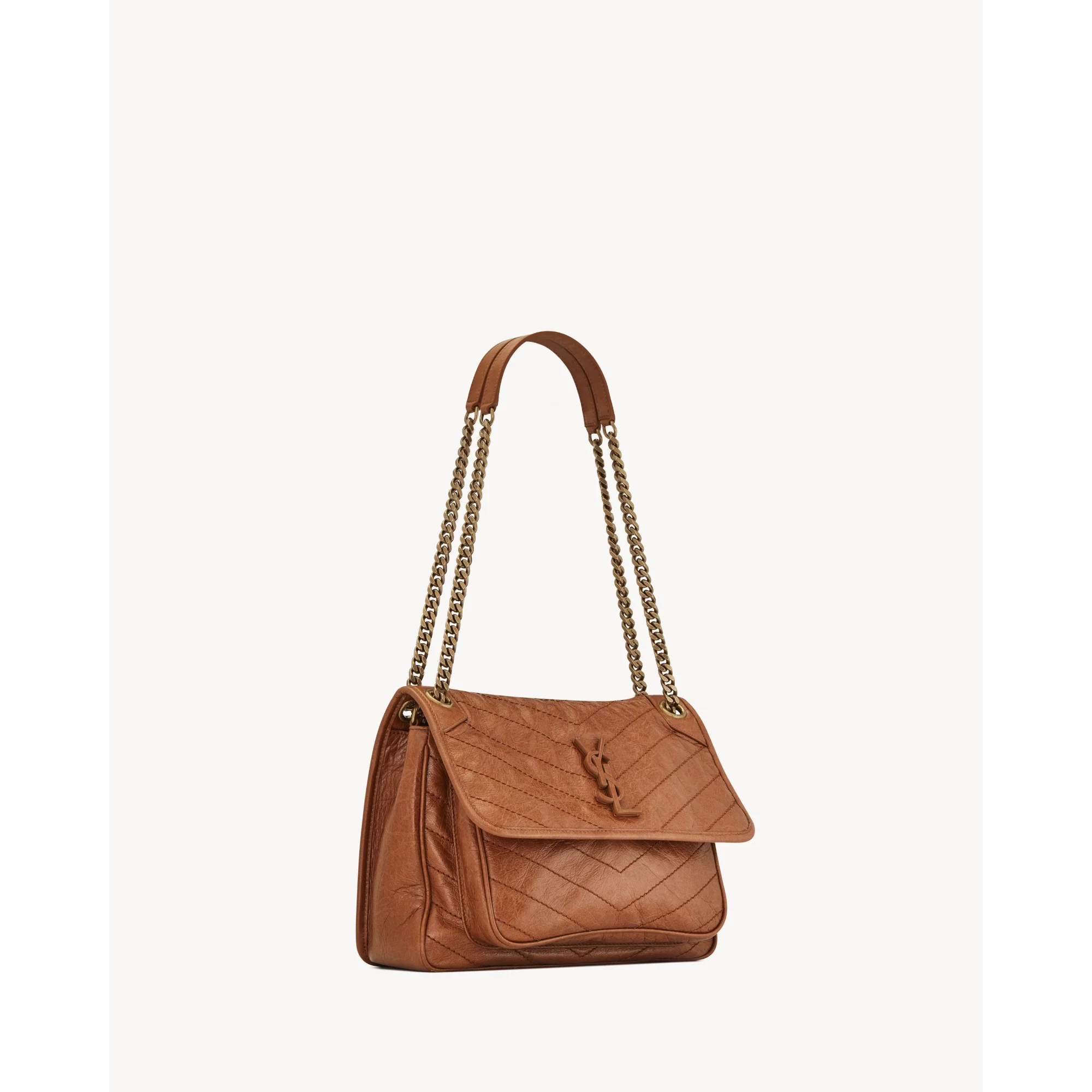 Medium Niki Chain Bag - Light Burnt - Image 5