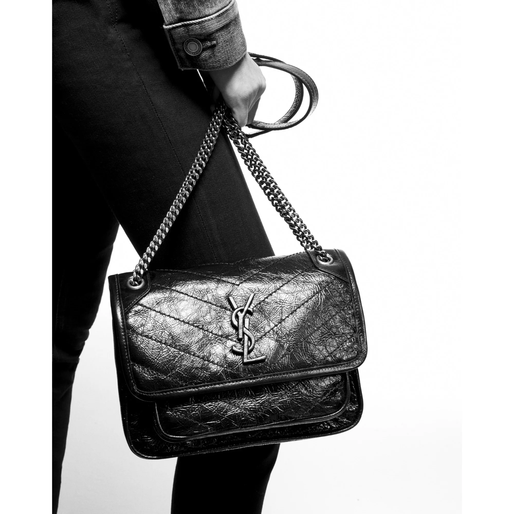 Baby Niki Chain Bag - Crema Soft - Image 6