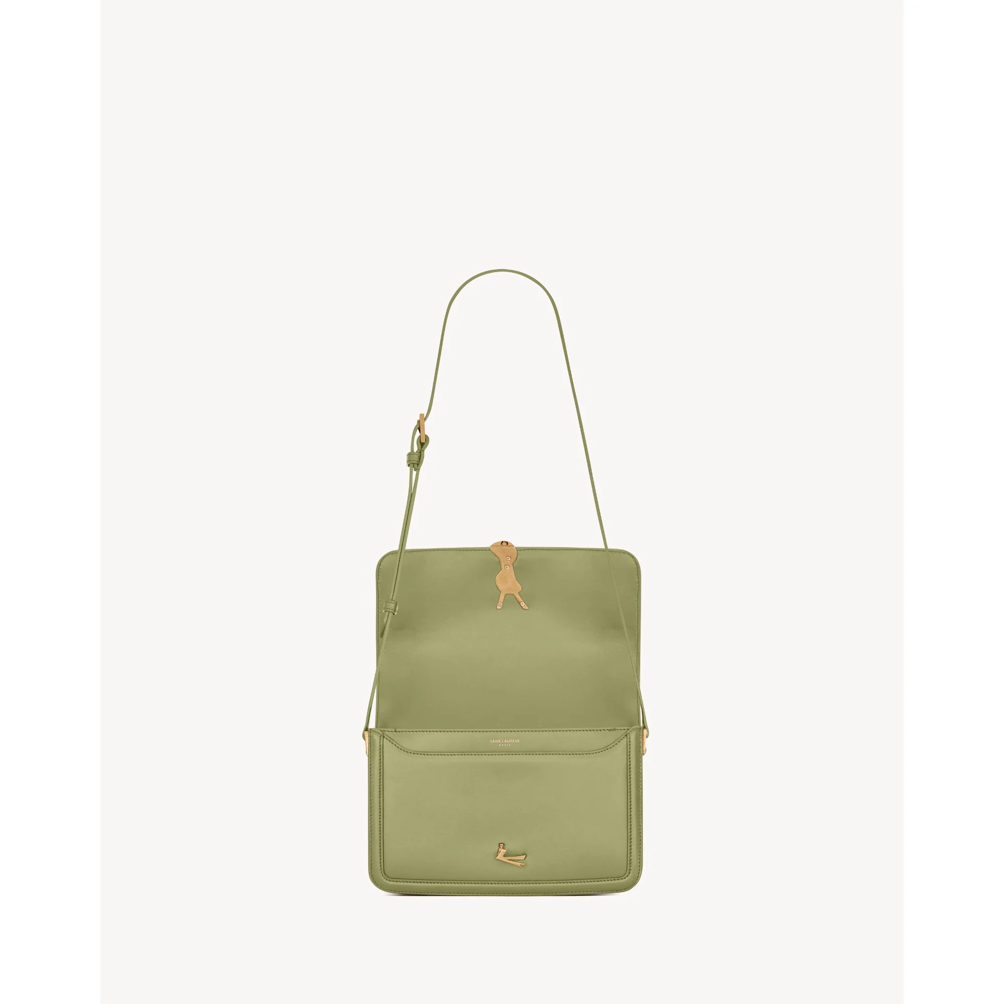 Medium Solferino Satchel - Light Pistache - Image 5