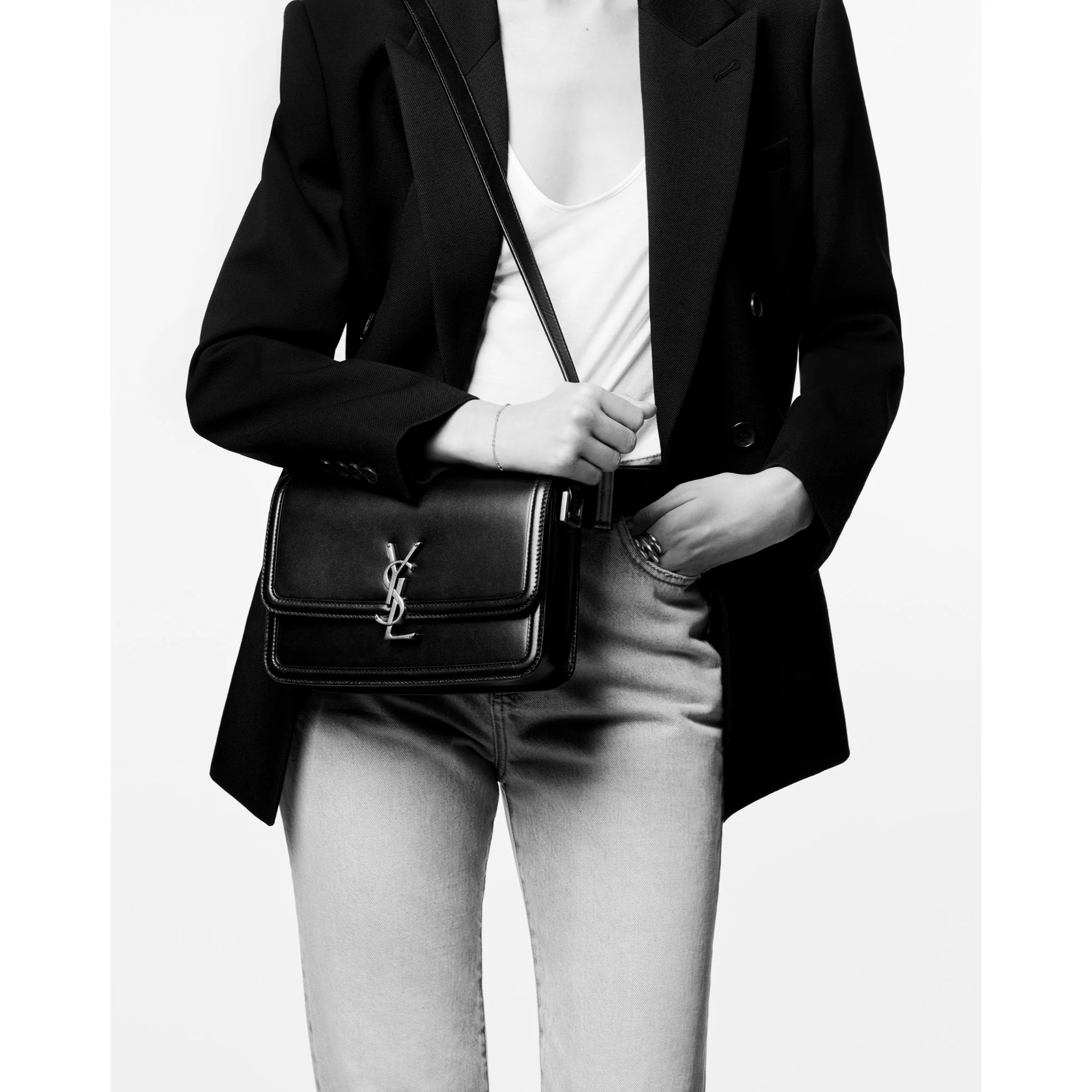 Medium Solferino Satchel - Light Pistache - Image 7