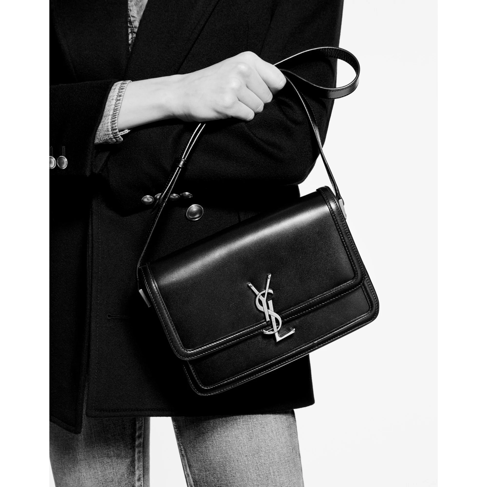 Medium Solferino Satchel - Saphir Bleu - Image 7