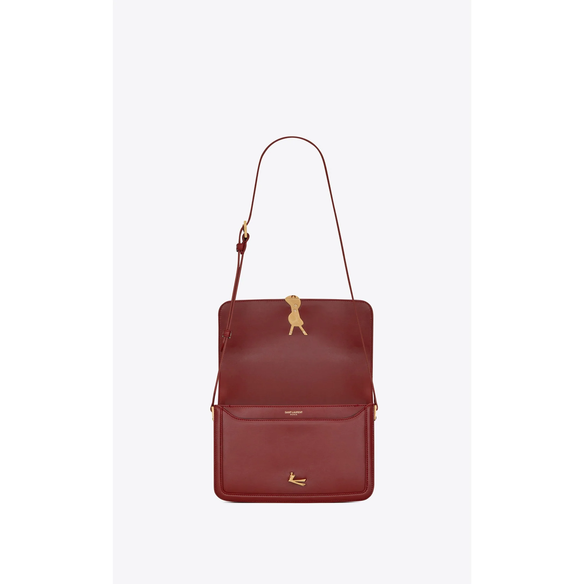 Medium Solferino Satchel - Opyum Red - Image 5