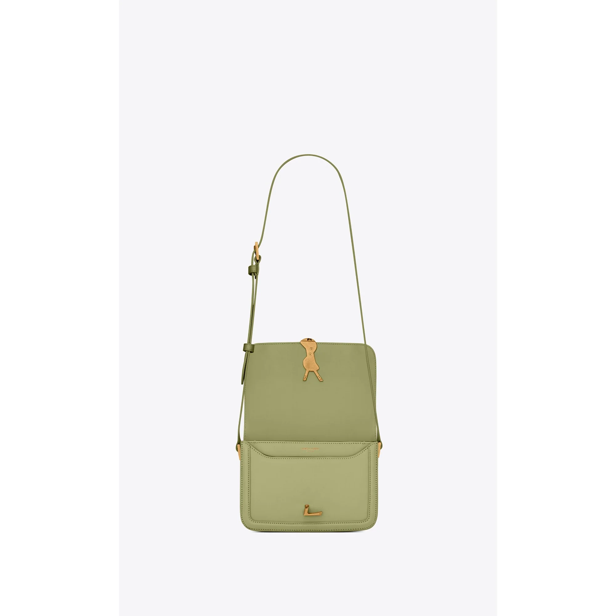Small Solferino Satchel - Light Pistache - Image 4