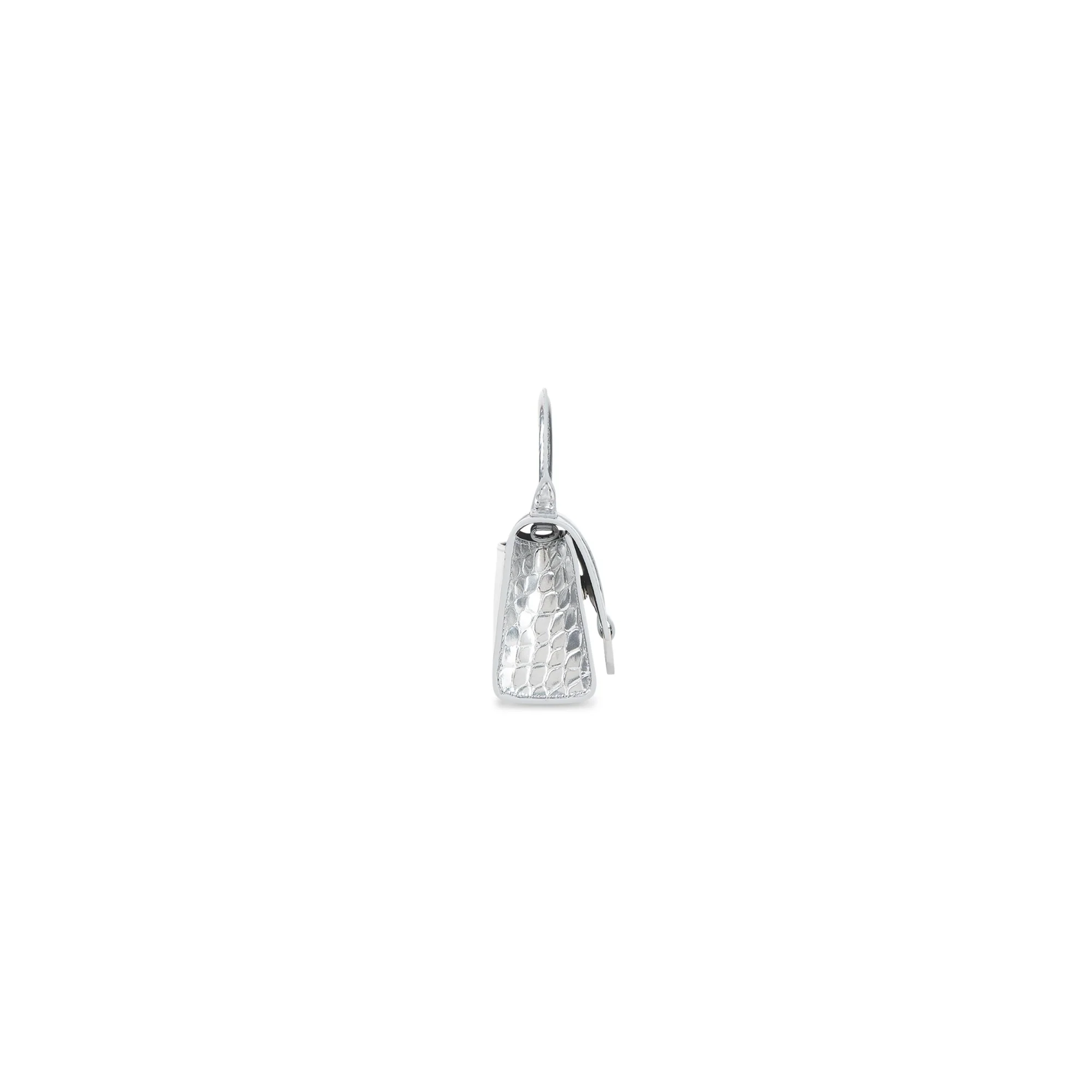 Hourglass Mini Bag W/Strap - Silver - Image 5