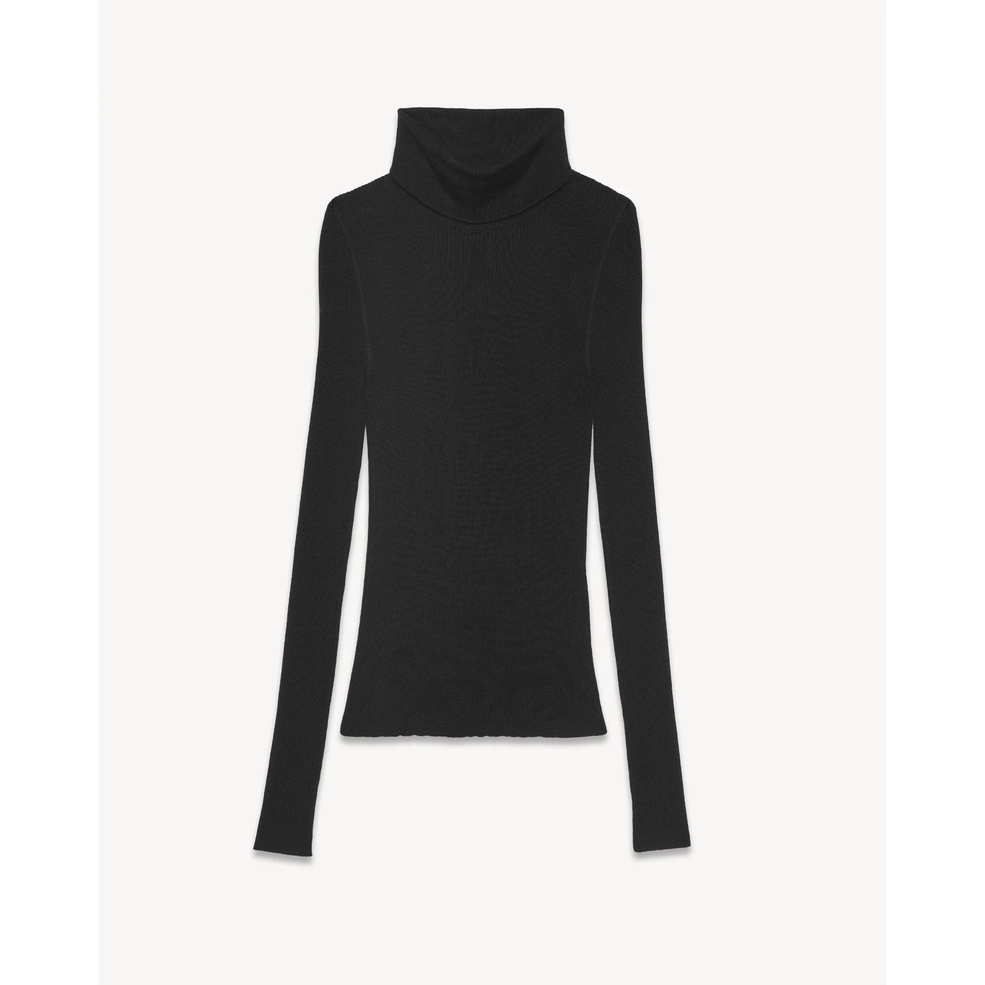 Tricot De Corps Col Roule Cach - Noir