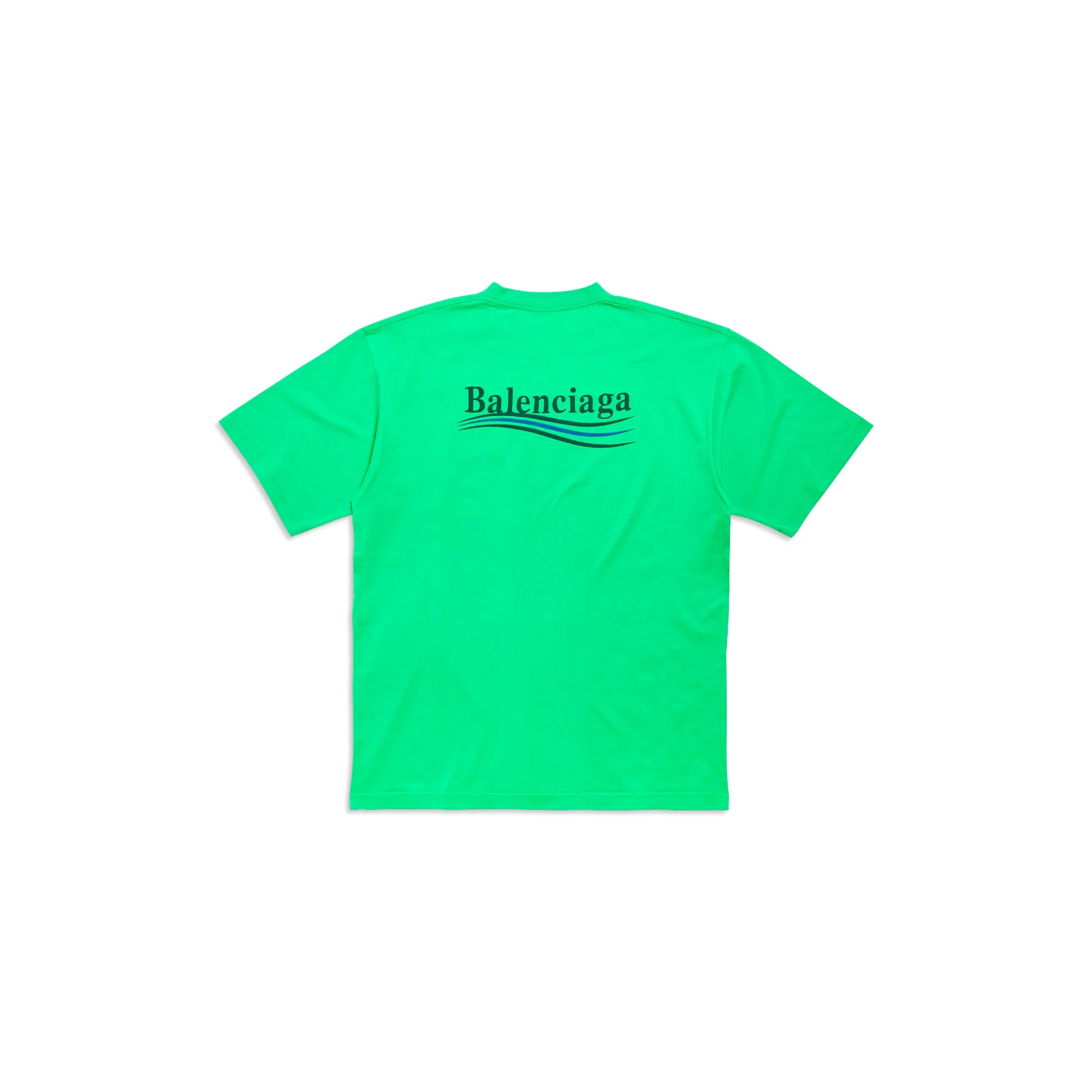 Large Fit T-Shirt - Green/Black/Blue - Image 2