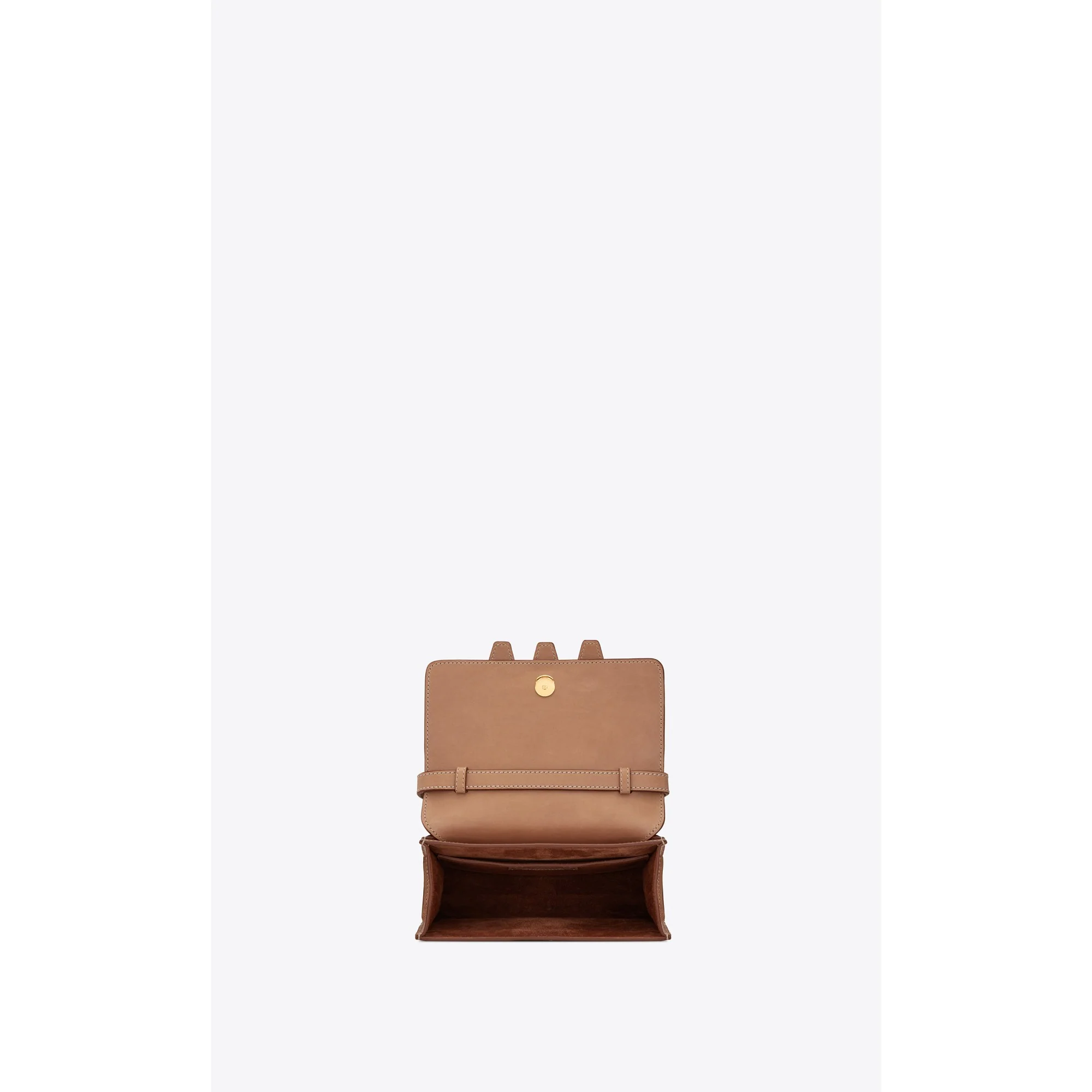 3 Buckles Satchel - Vintage Brown Gold - Image 5