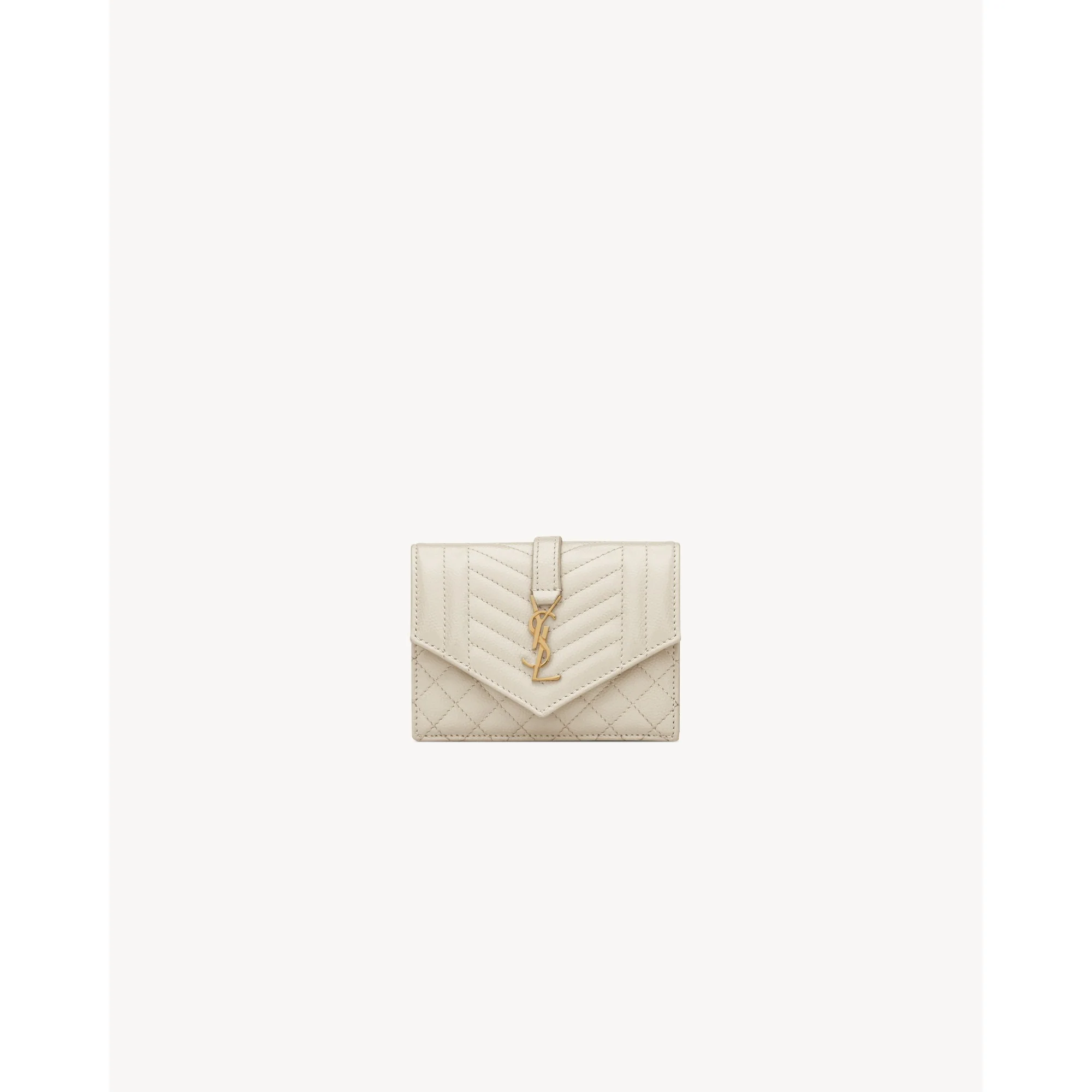 Flap Card Case - Crema Soft