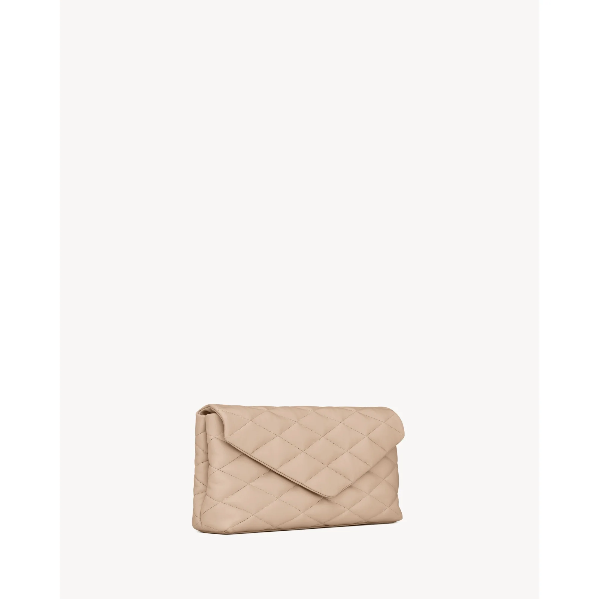 Large Sade Clutch - Dark Beige - Image 5