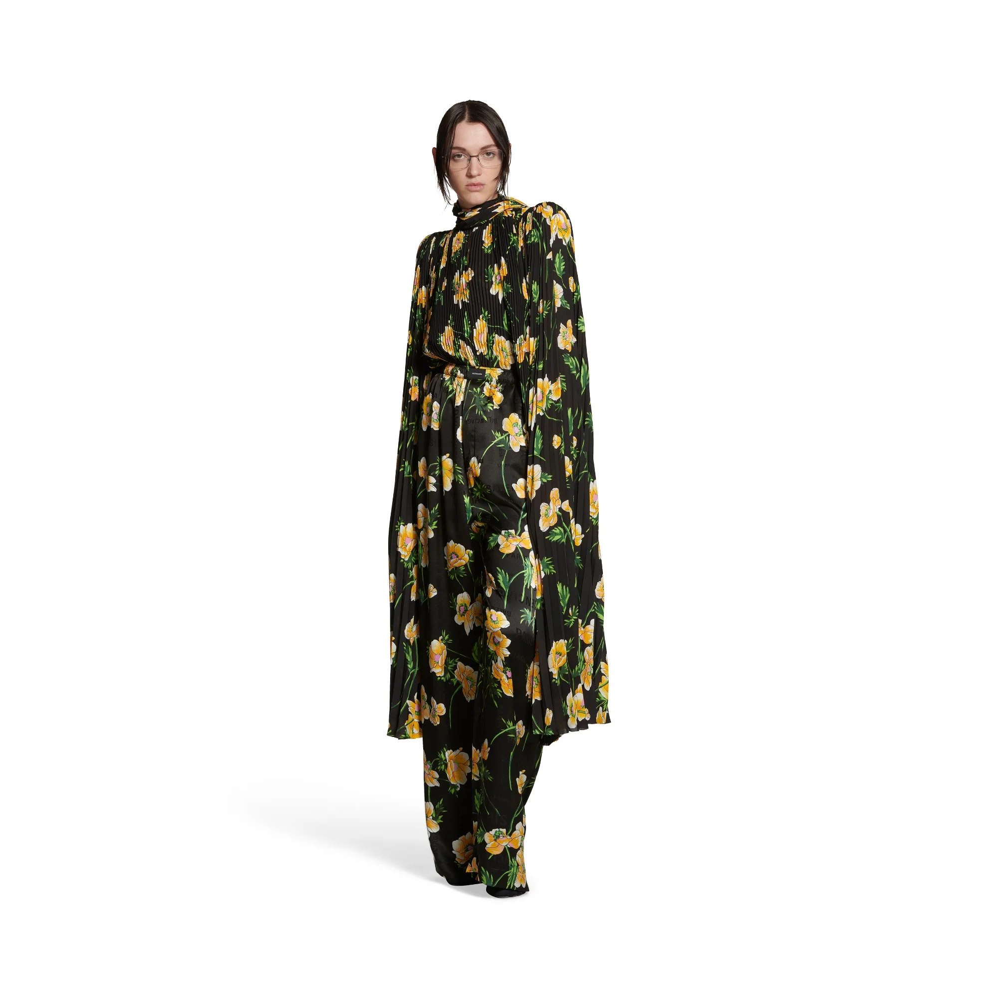 Pyjama Pants - Black/Yellow - Image 3