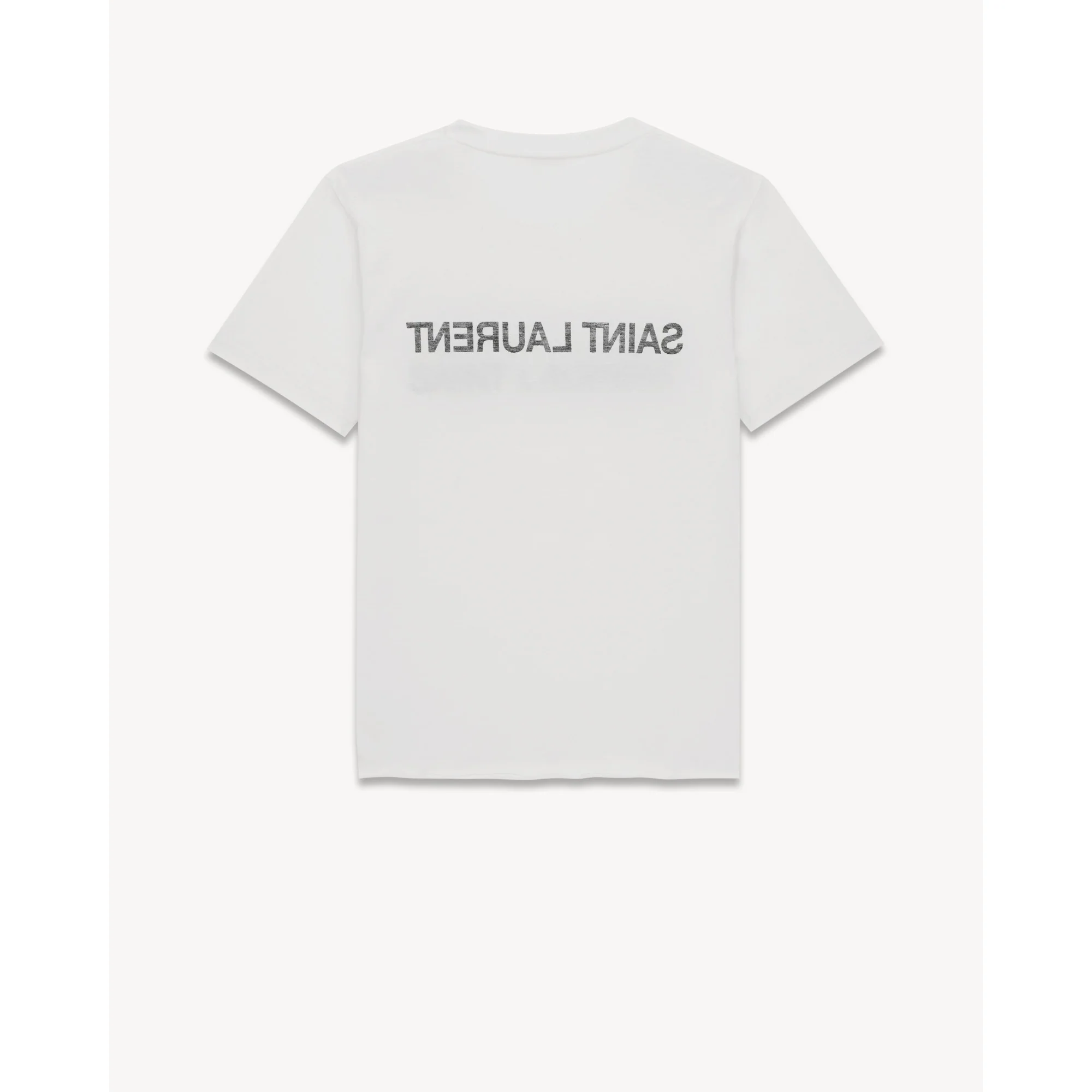 T-Shirt Round Collar - Natural/Noir - Image 2