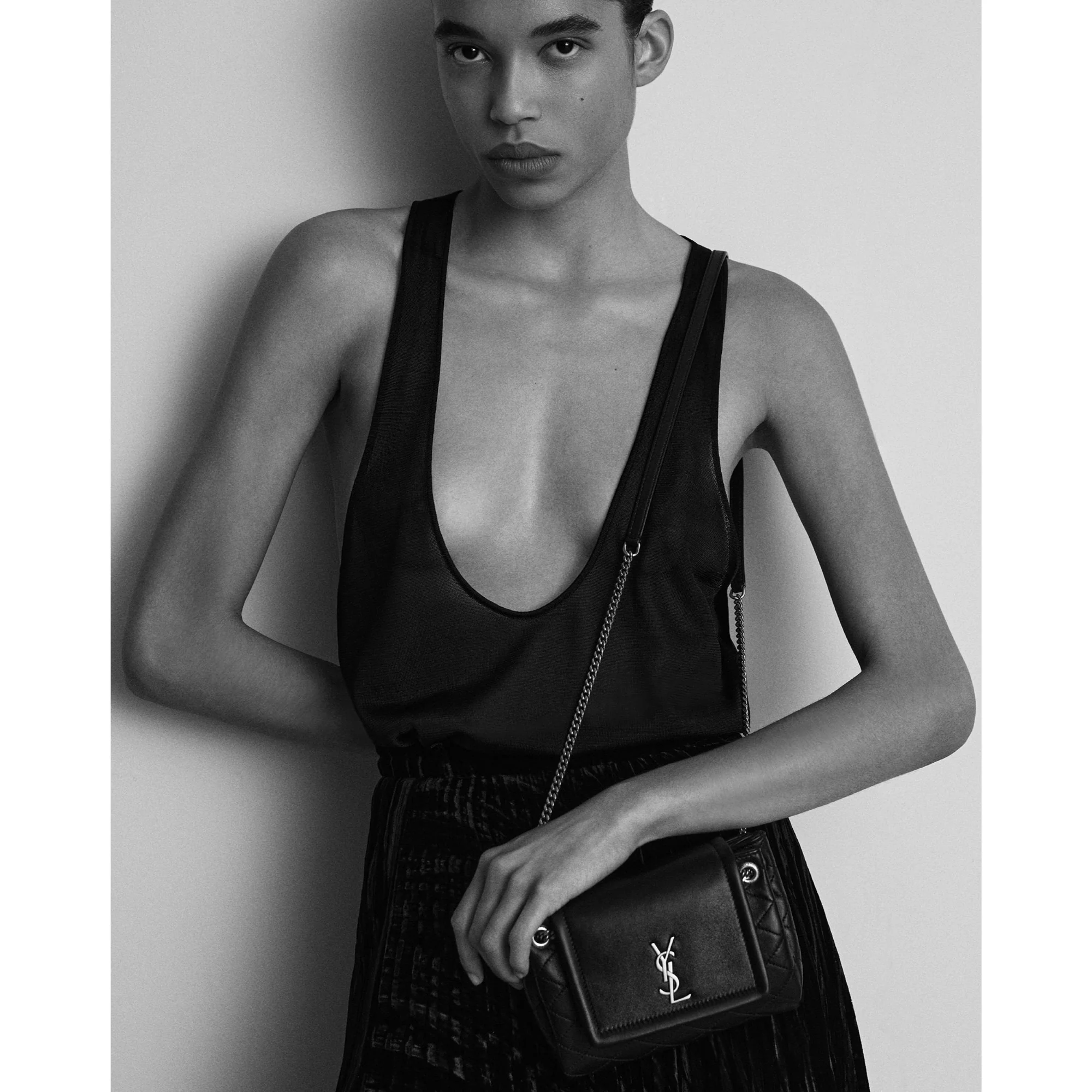 Mini Nolita Chain Bag - Nero - Image 6