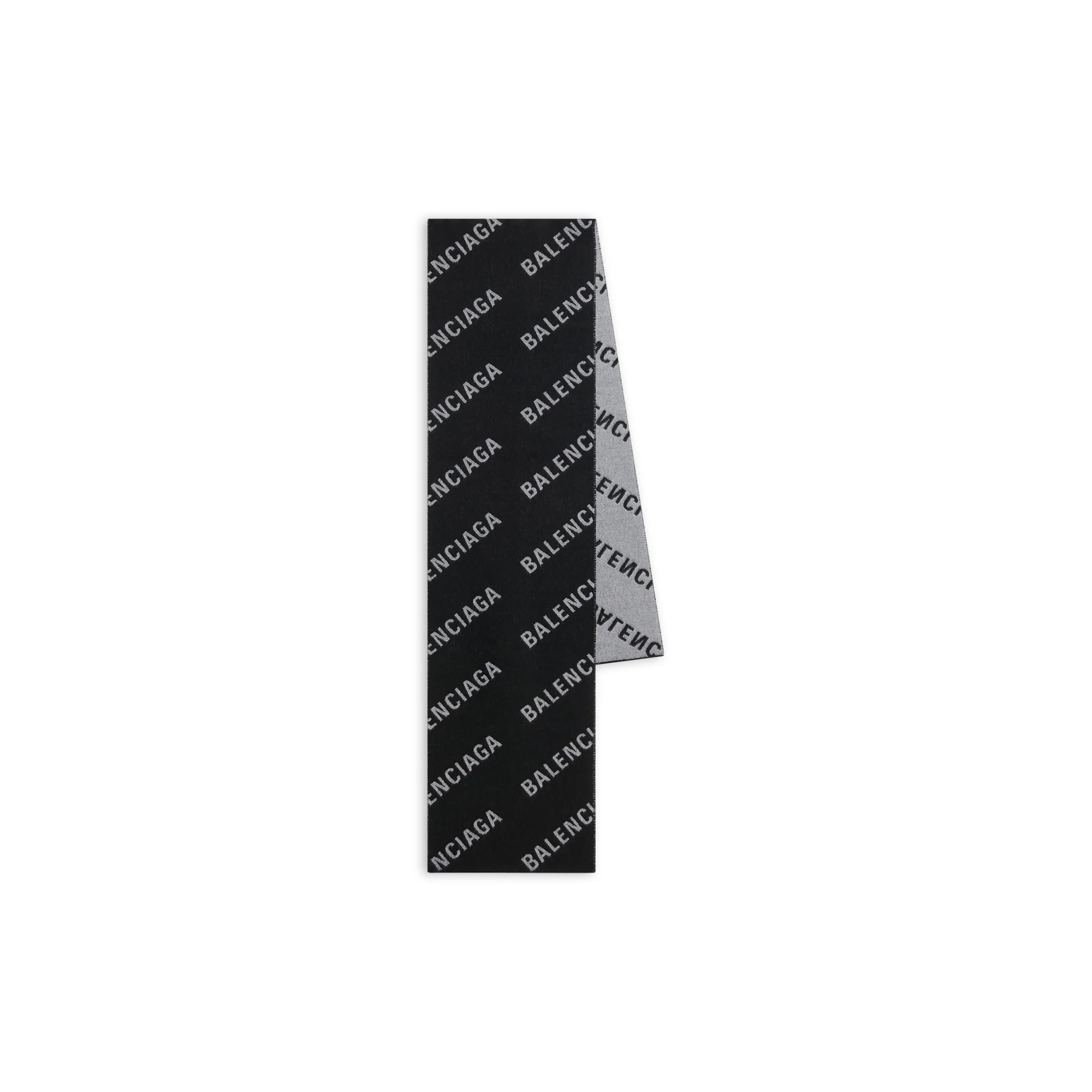 Sc All Over Macro Scarf - Black/White W
