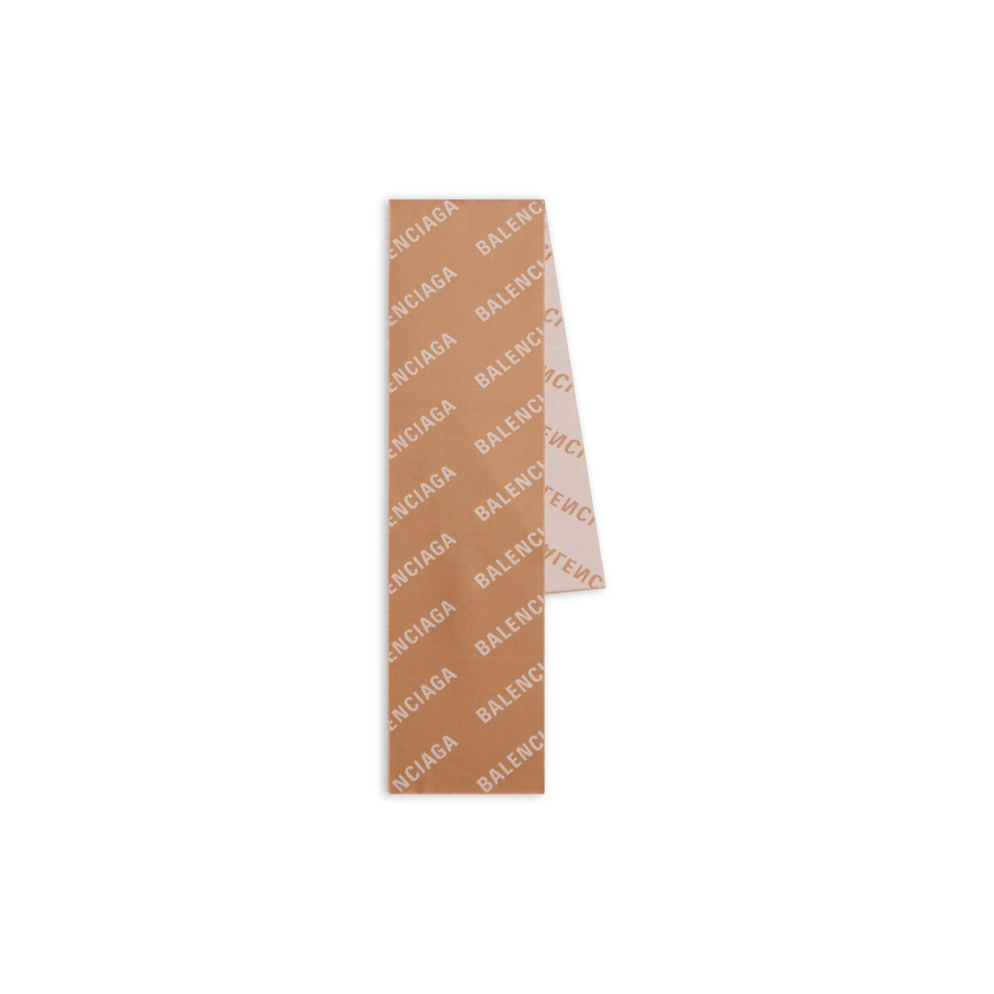 Sc All Over Macro Scarf - Camel/White W