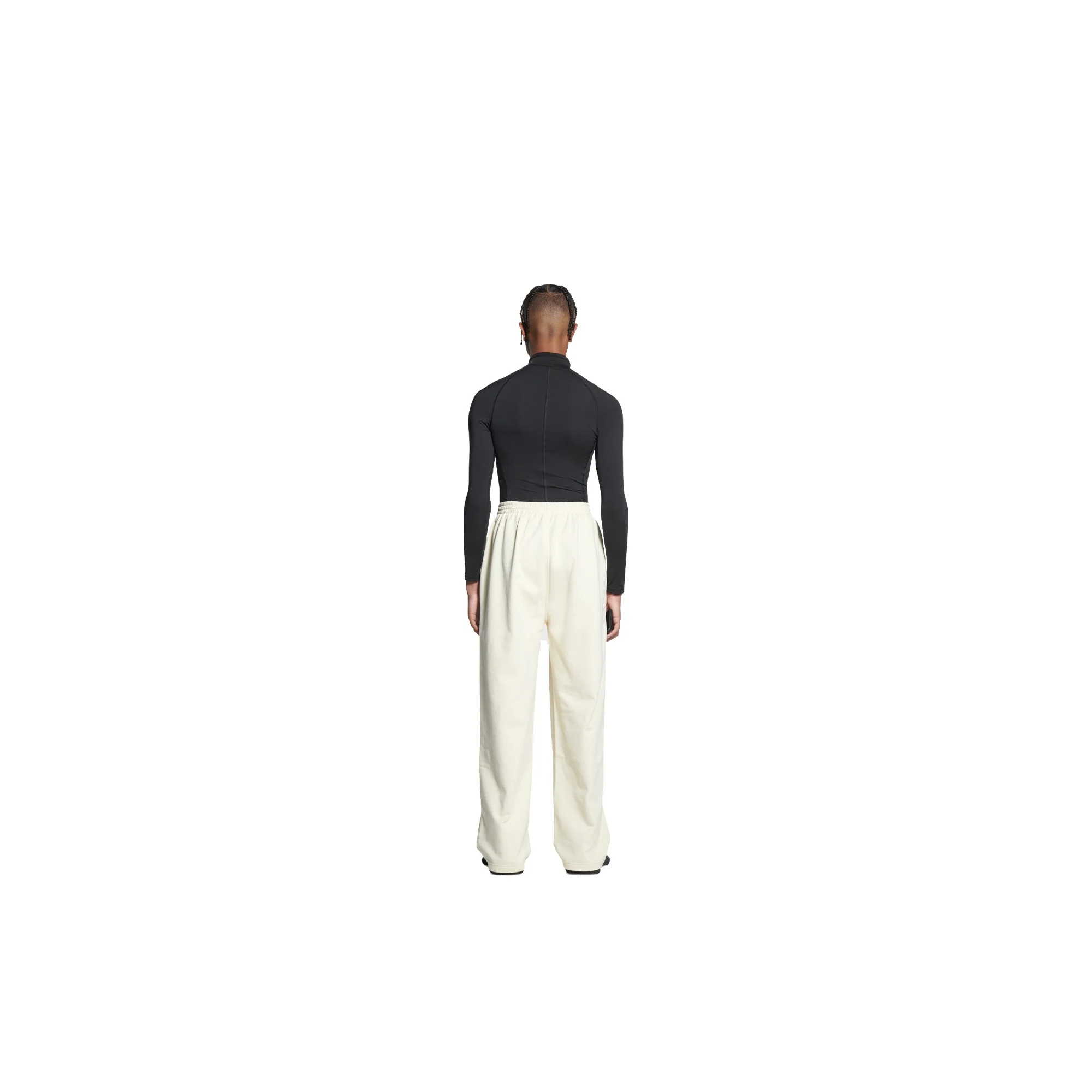 Jogging Pants - Cream/Black/Blue - Image 4