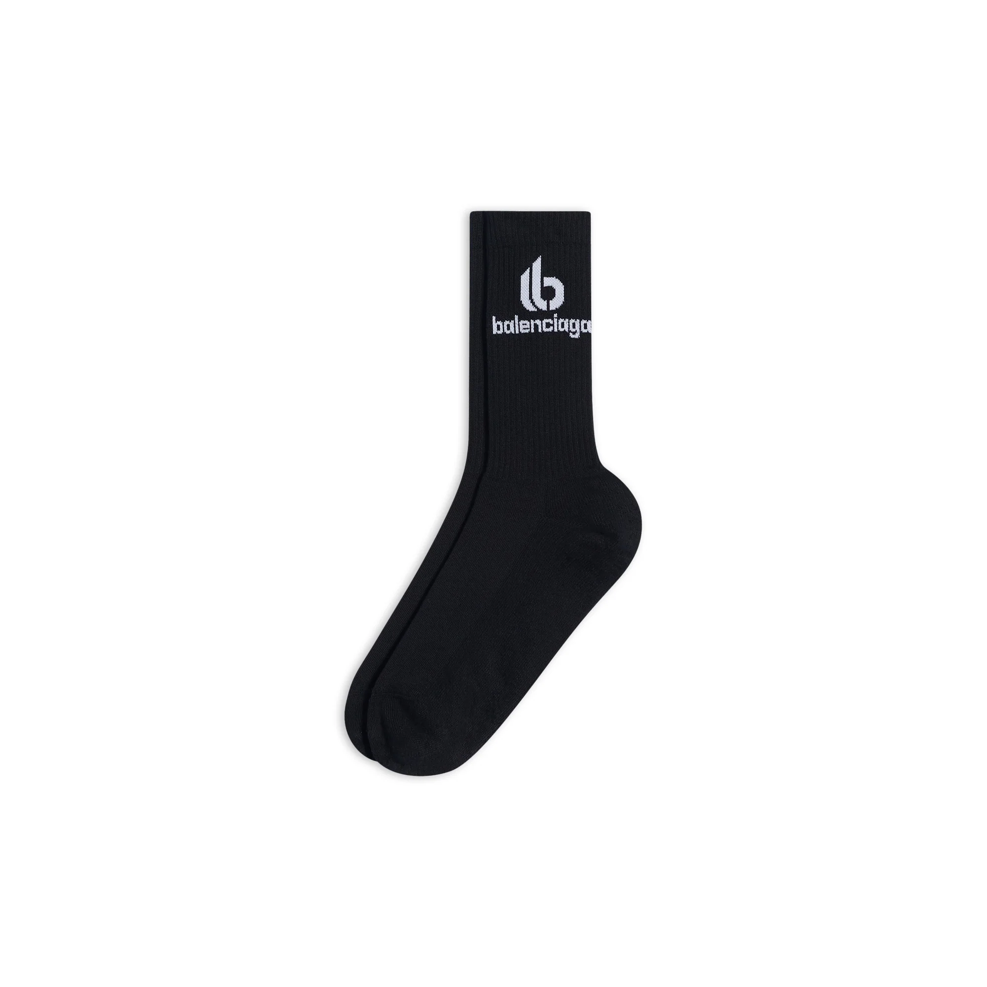 Socks Double B - Black/White - Image 2