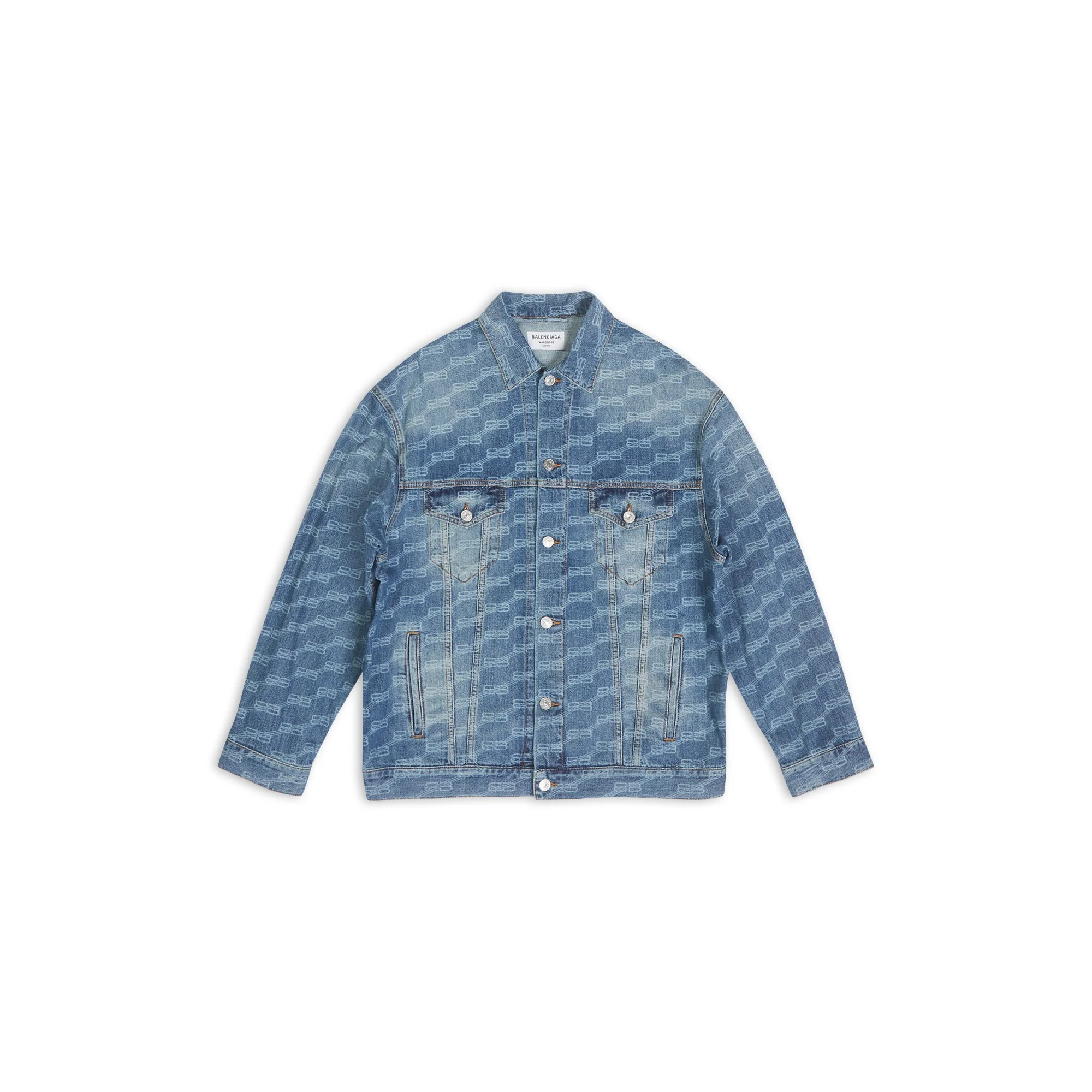 Large Fit Jacket - Blu Authentic Ring W