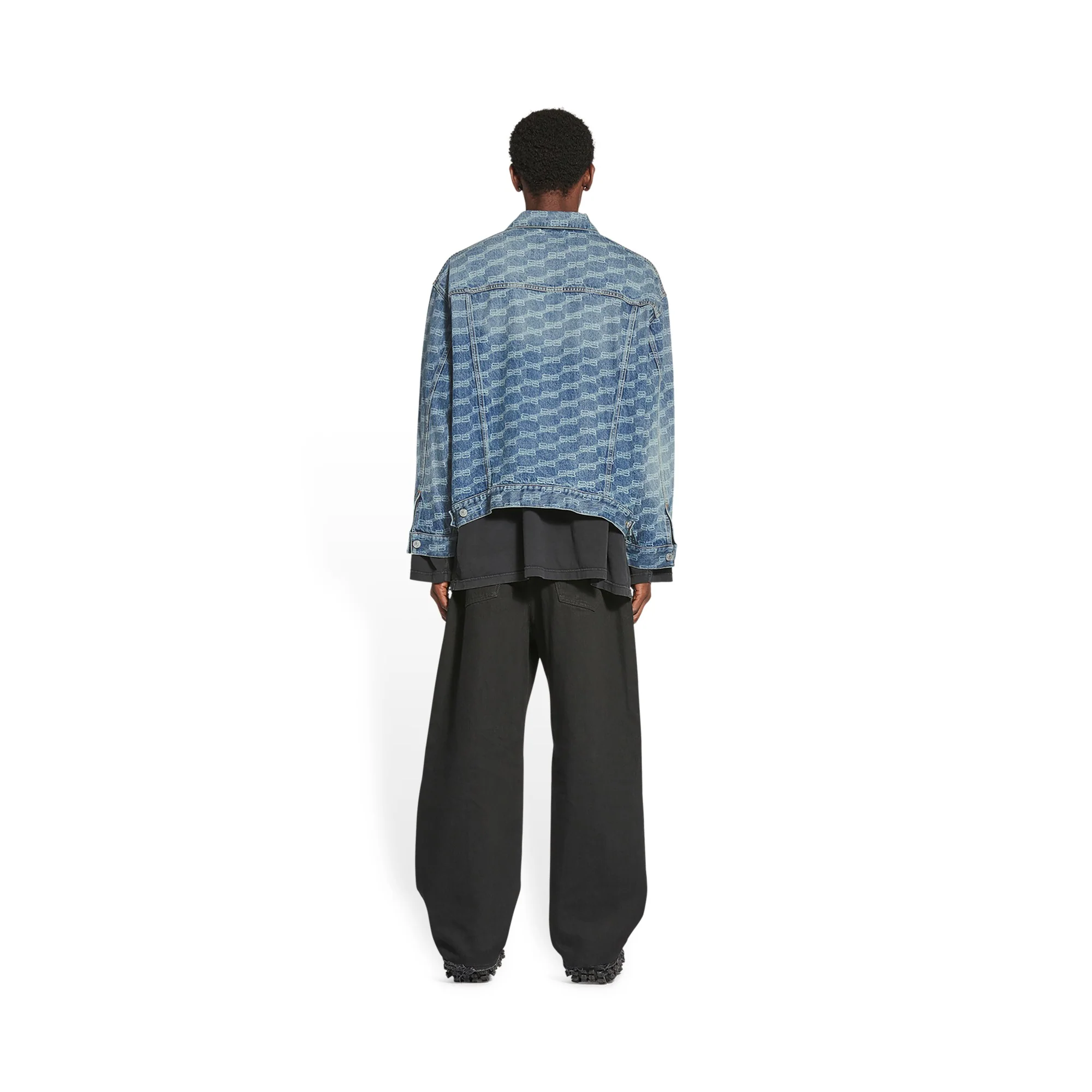 Large Fit Jacket - Blu Authentic Ring W - Image 4