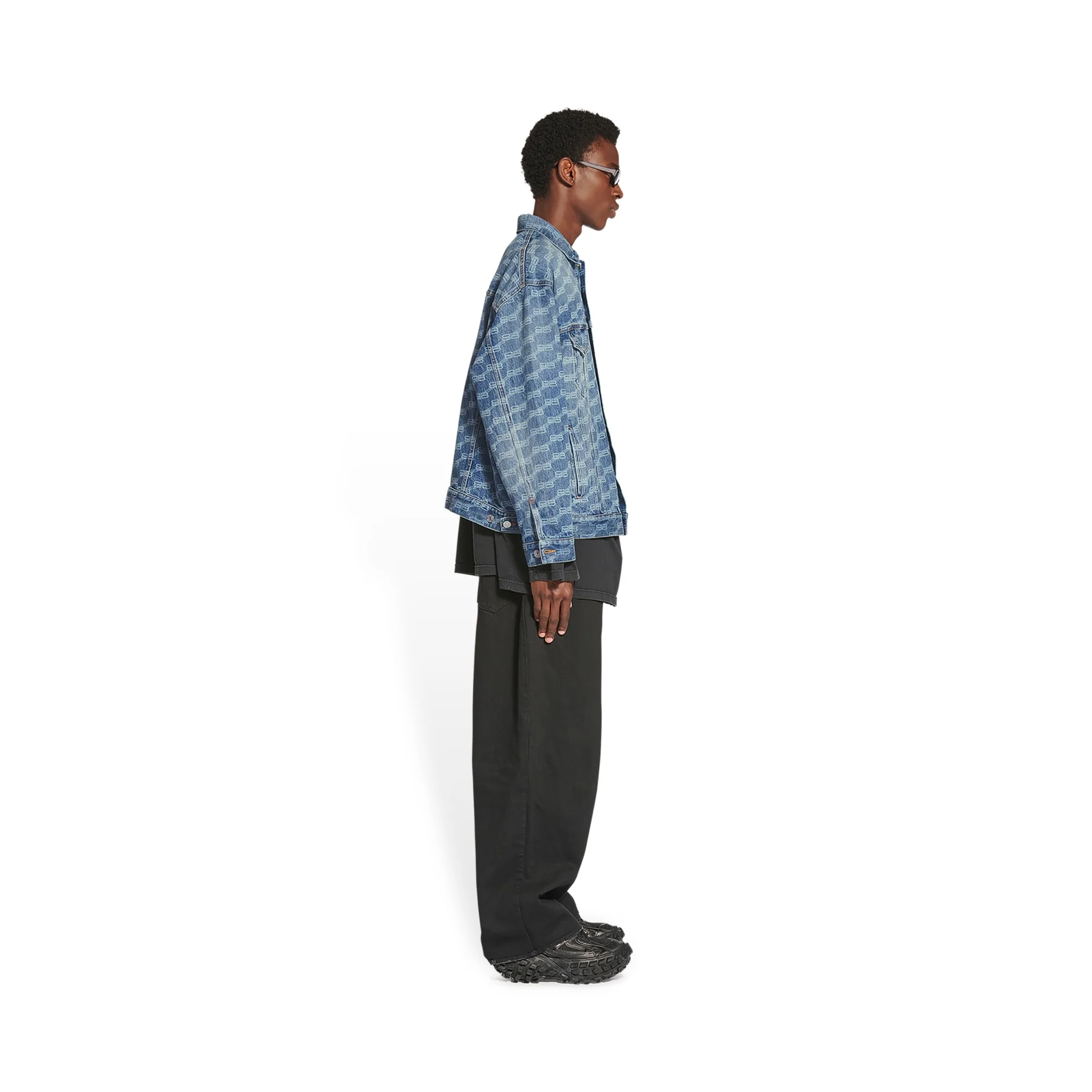 Large Fit Jacket - Blu Authentic Ring W - Image 5