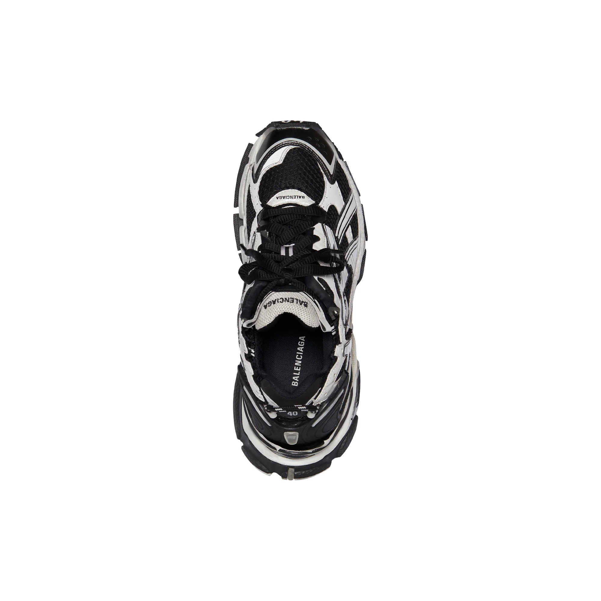Runner Sneaker - White/Black - Image 3
