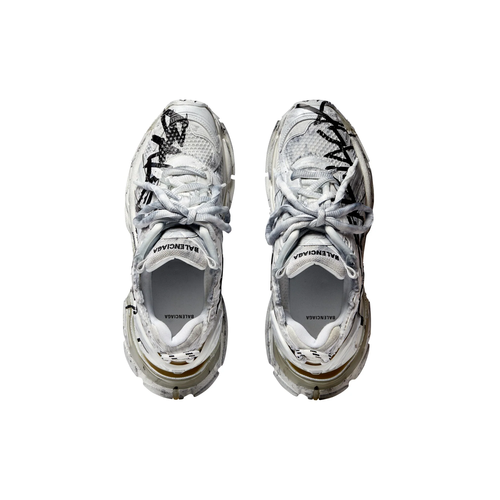 Runner Sneaker - White/Black - Image 3