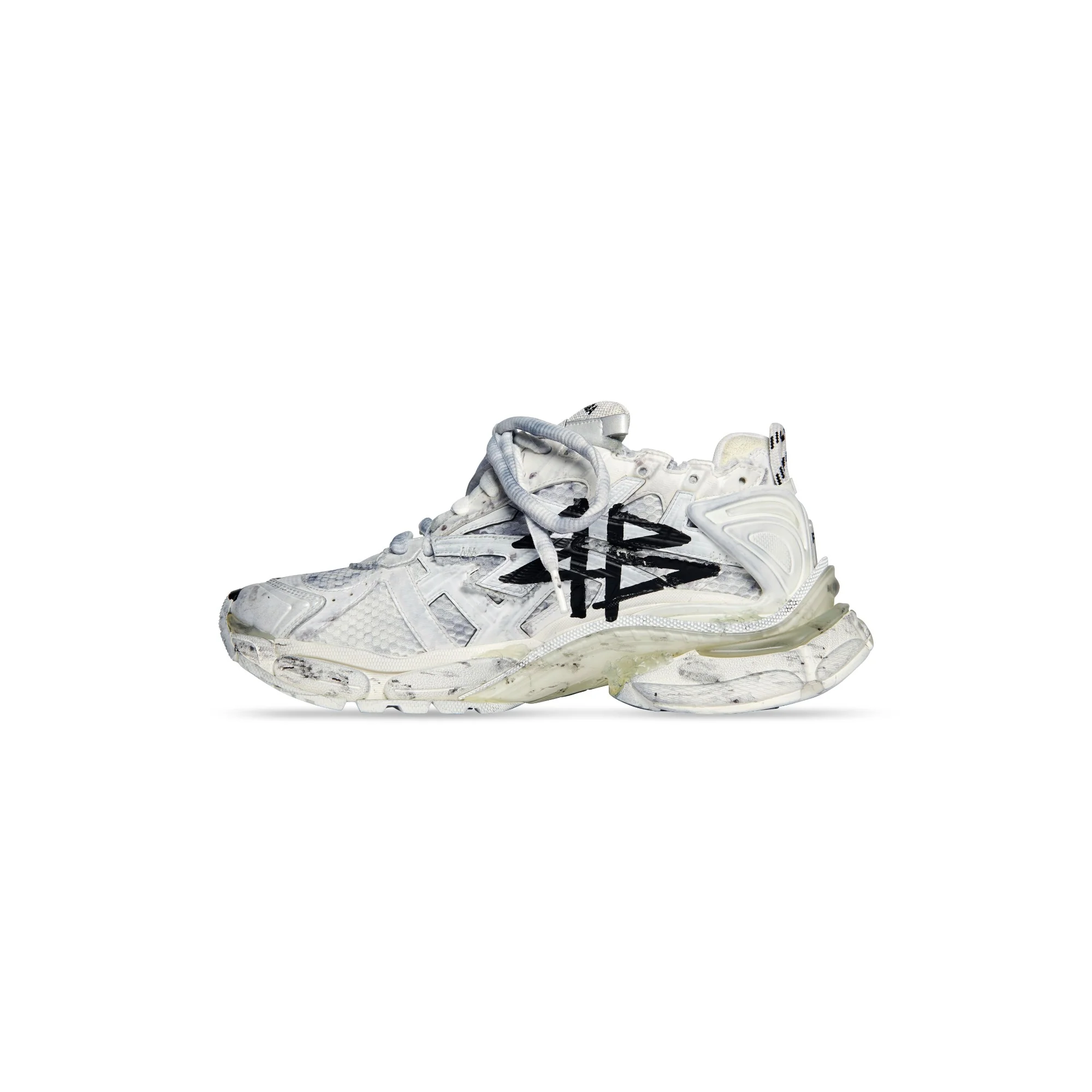Runner Sneaker - White/Black - Image 9