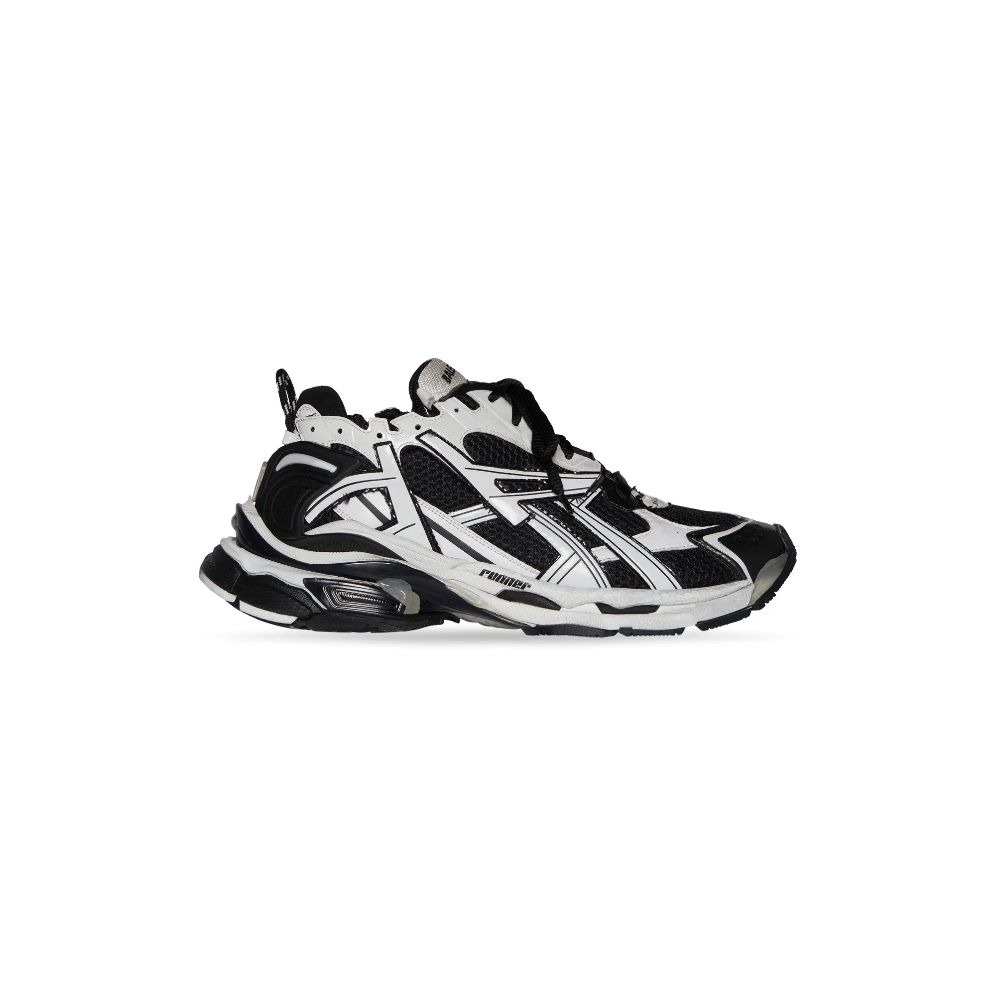 Runner Sneaker Bicolor - White/Black