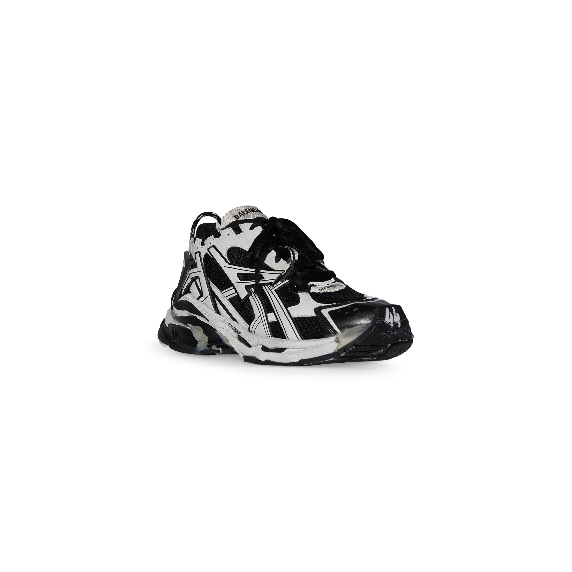 Runner Sneaker Bicolor - White/Black - Image 4