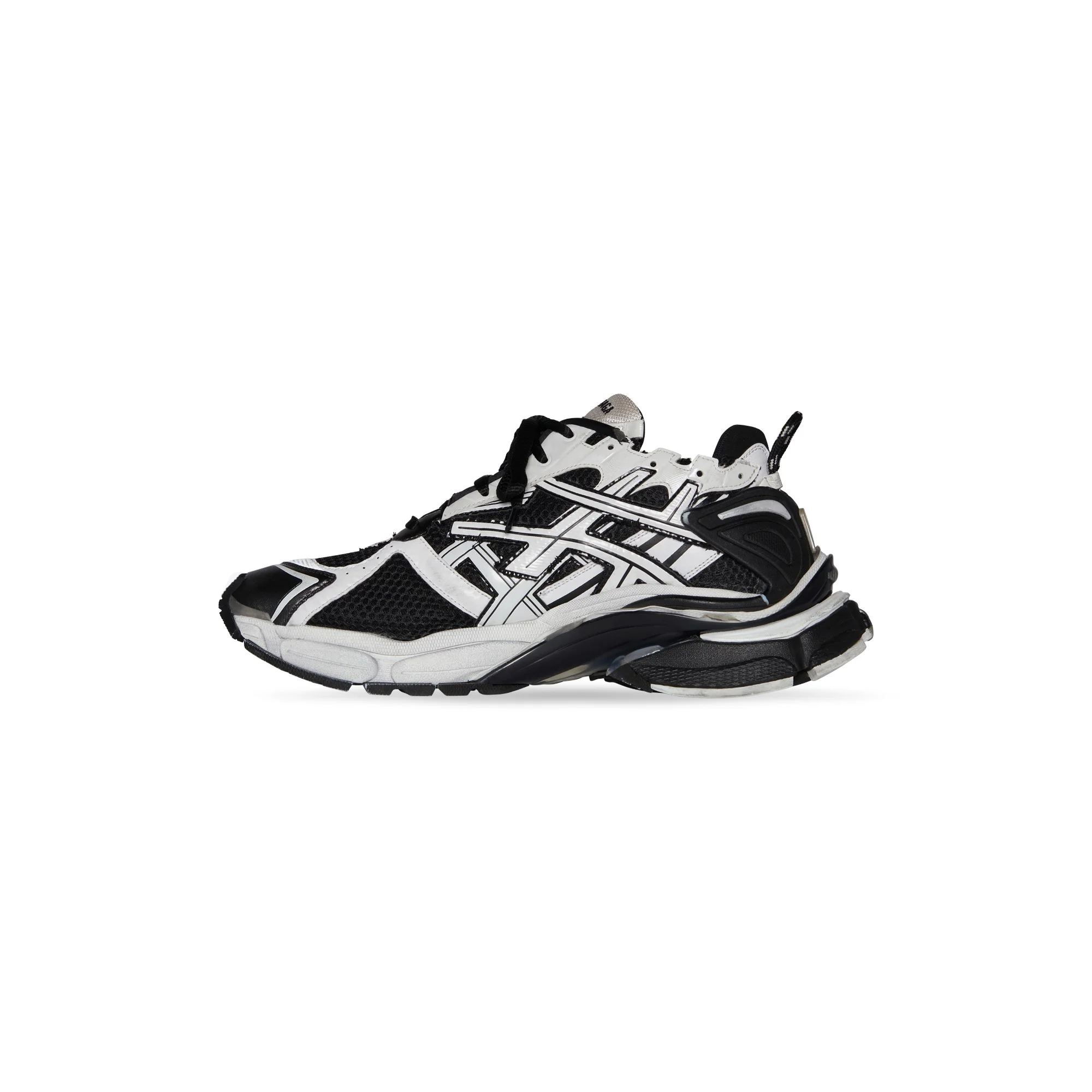 Runner Sneaker Bicolor - White/Black - Image 5