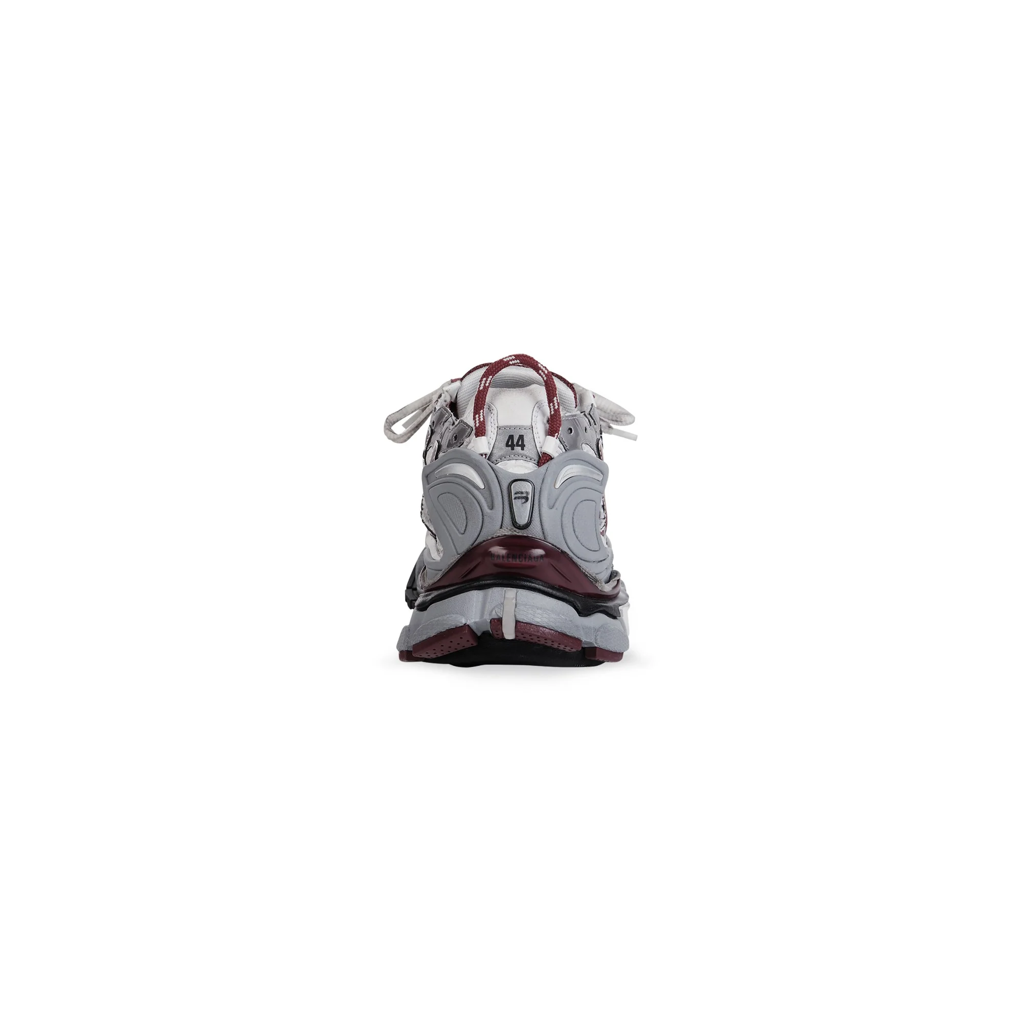 Runner Sneaker Four Color - White/Burgundy/Grey - Image 2