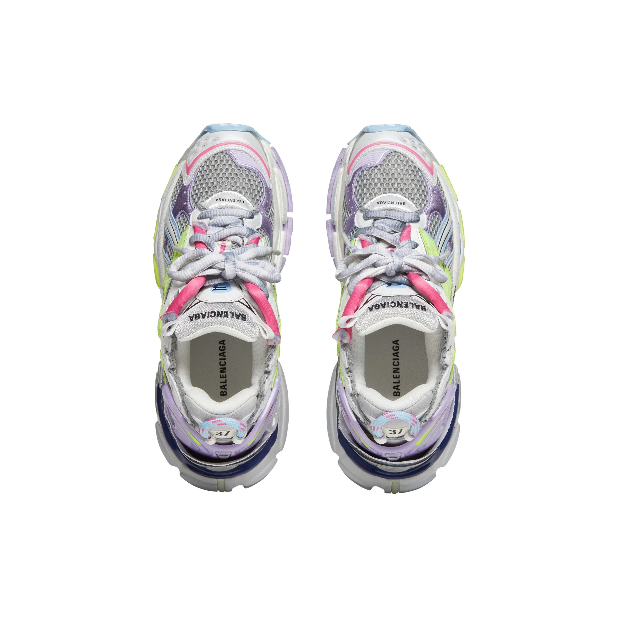 Runner Multc Fluo/Mesh/Rub/W - Gre/Lil/Yel F/Bl/W/B - Image 3