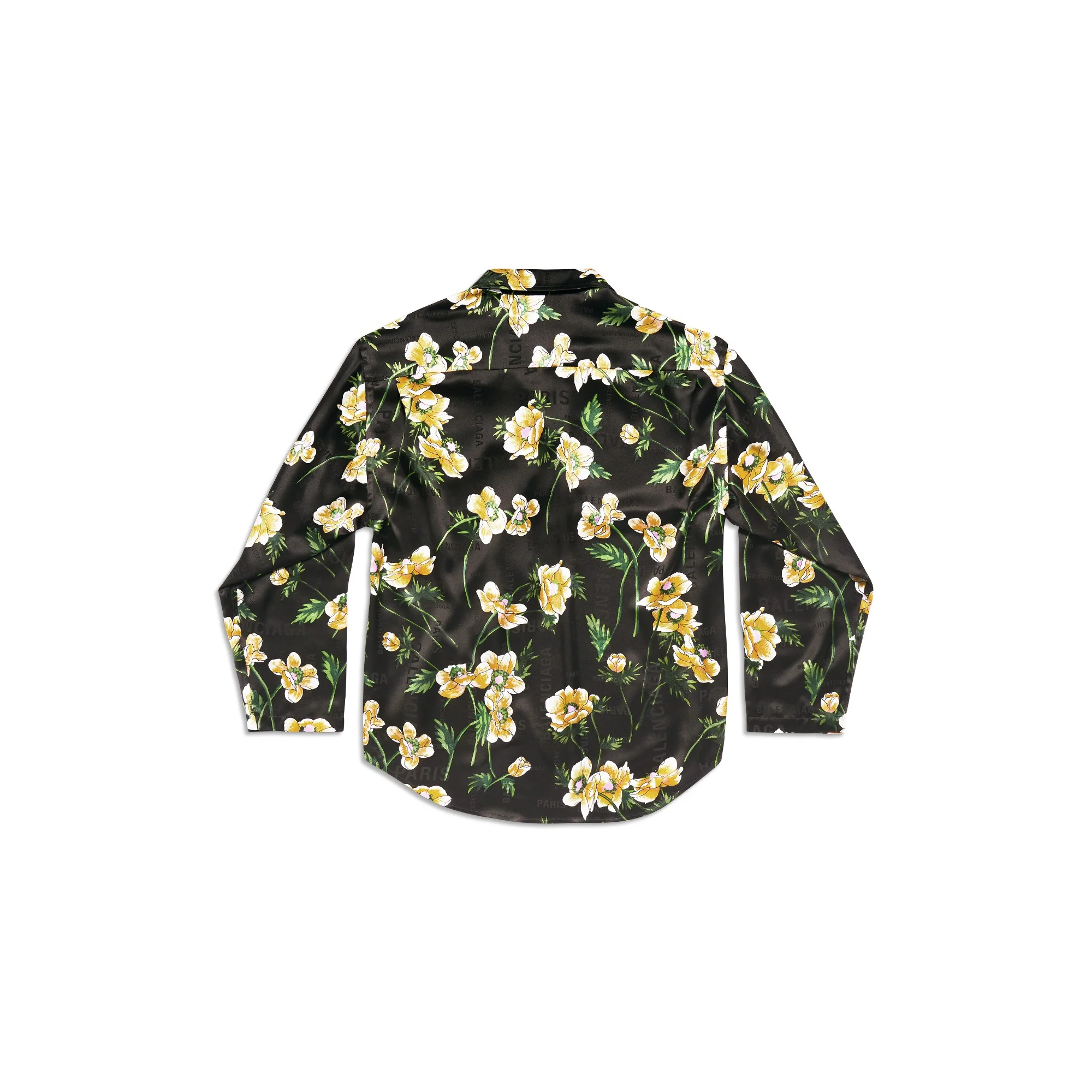 Long Sleeve Minimal Shirt - Black/Yellow - Image 2