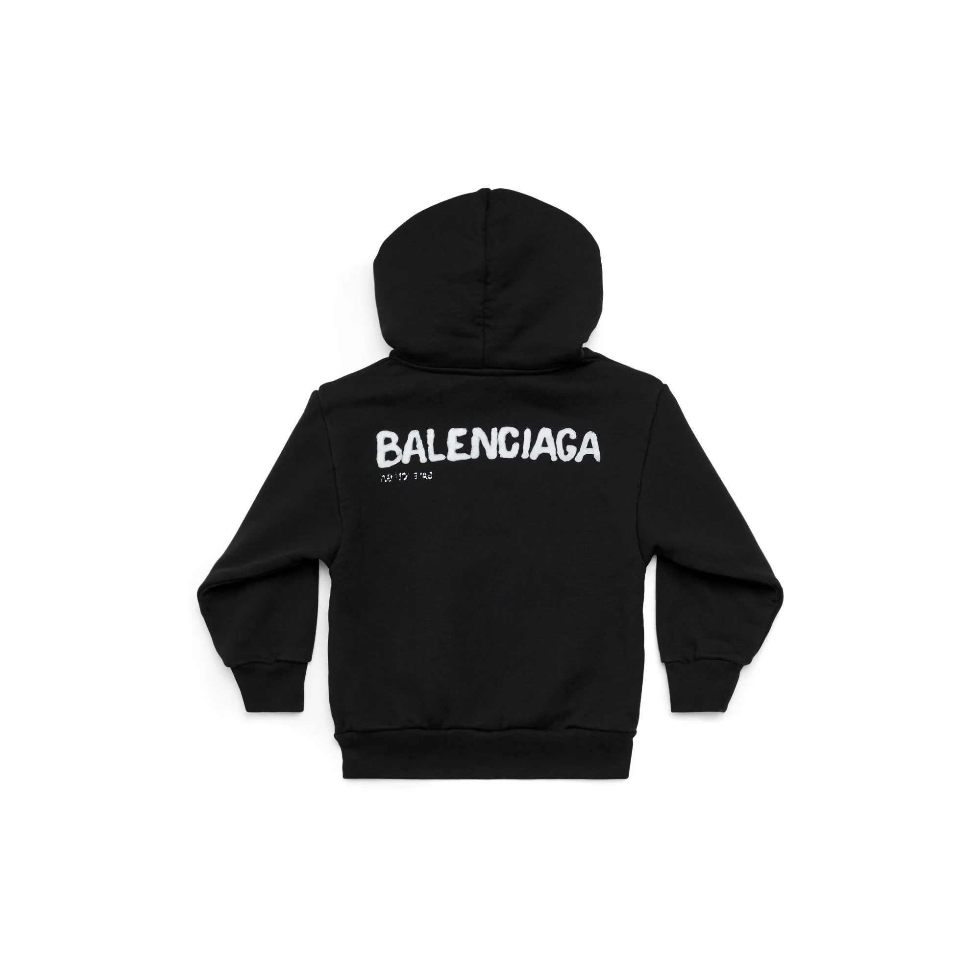 Hoodie Classic - Black/White - Image 2