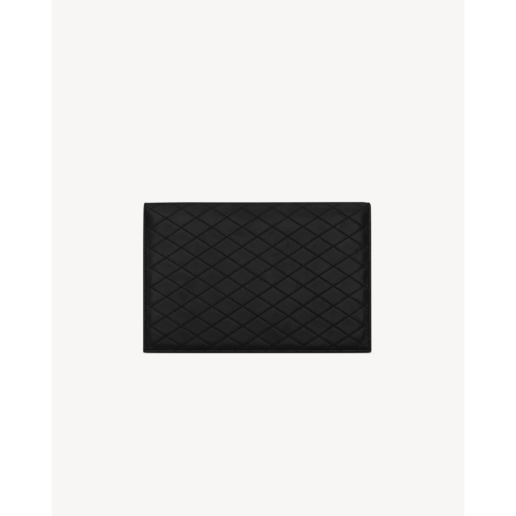 Double Flap Pouch With Chain - Nero - Image 2
