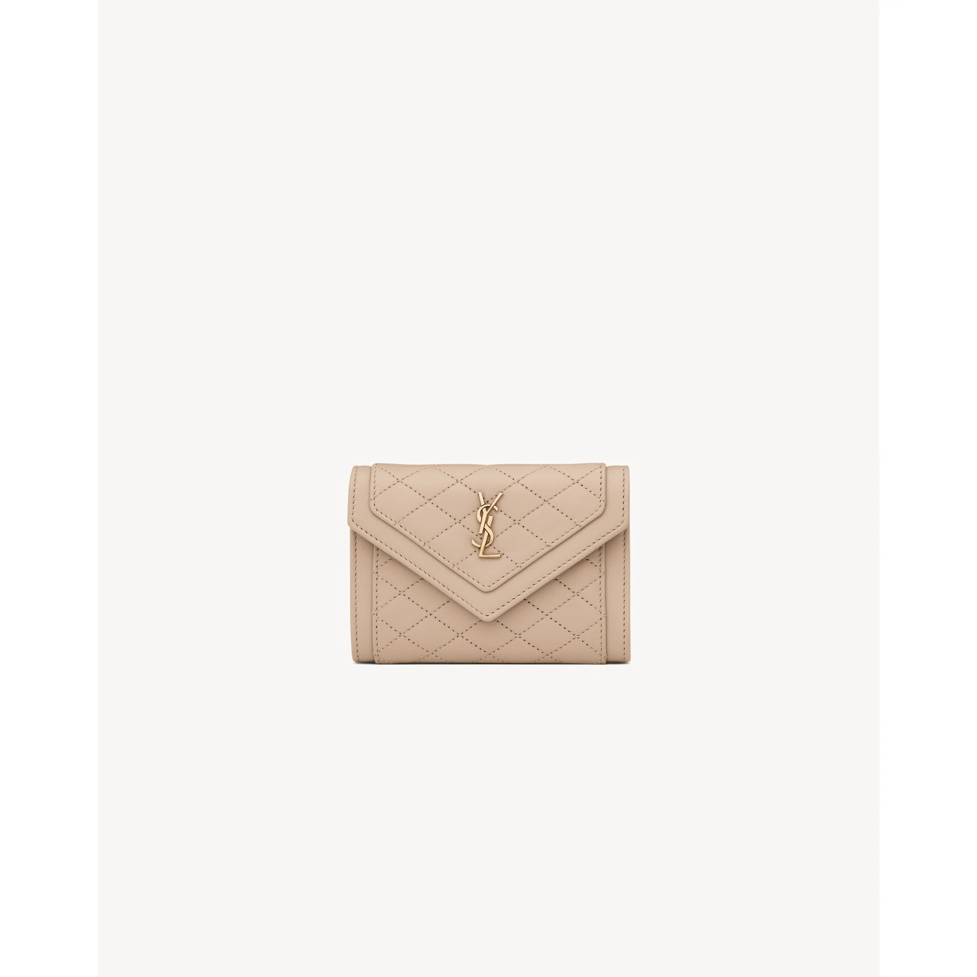 Small Envelope Wallet - Dark Beige