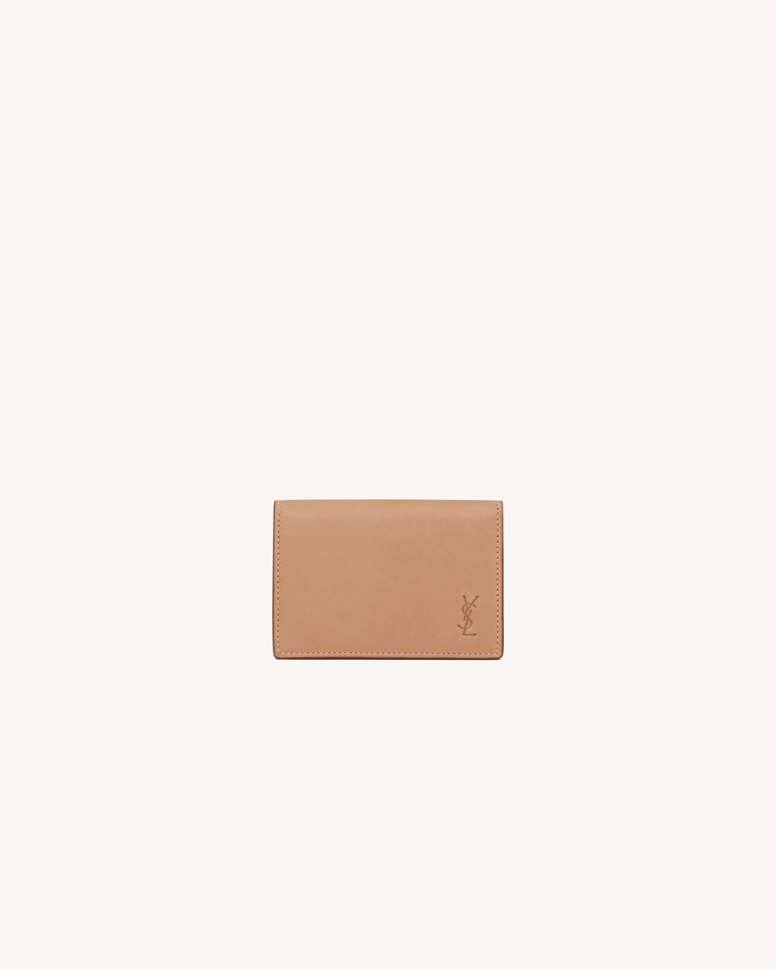 Business Card Case - Vintage Brown Gold