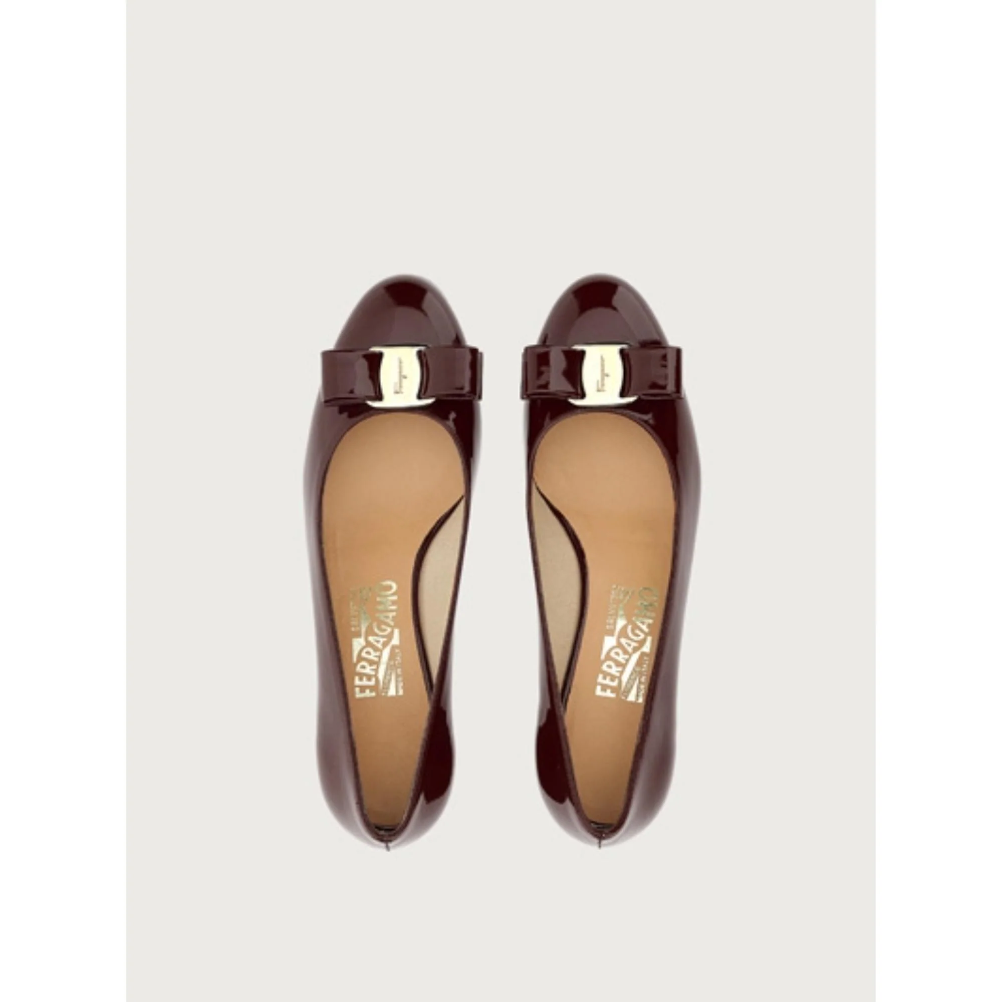 Vara Bow Pumps - Burgundy - Image 2