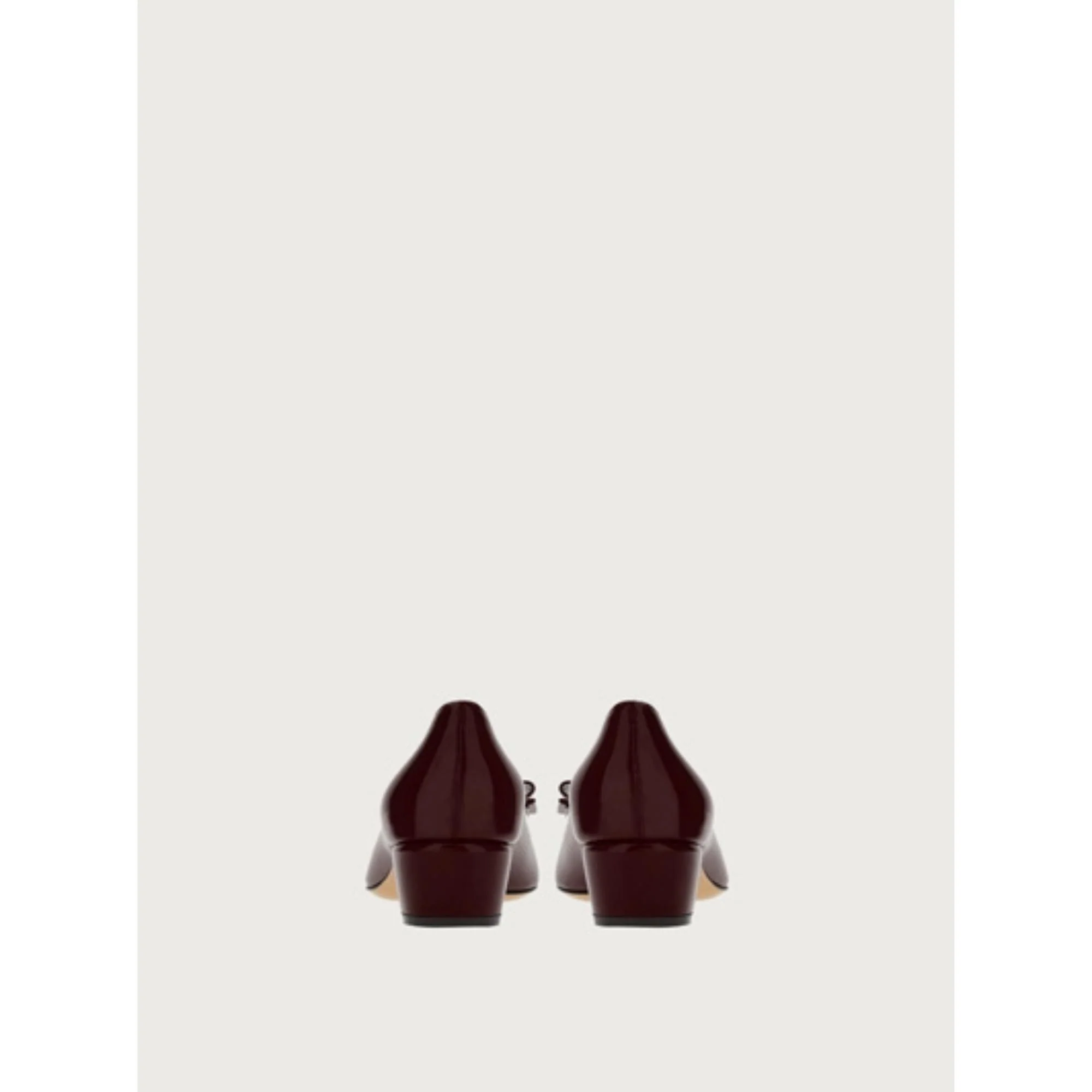Vara Bow Pumps - Burgundy - Image 4