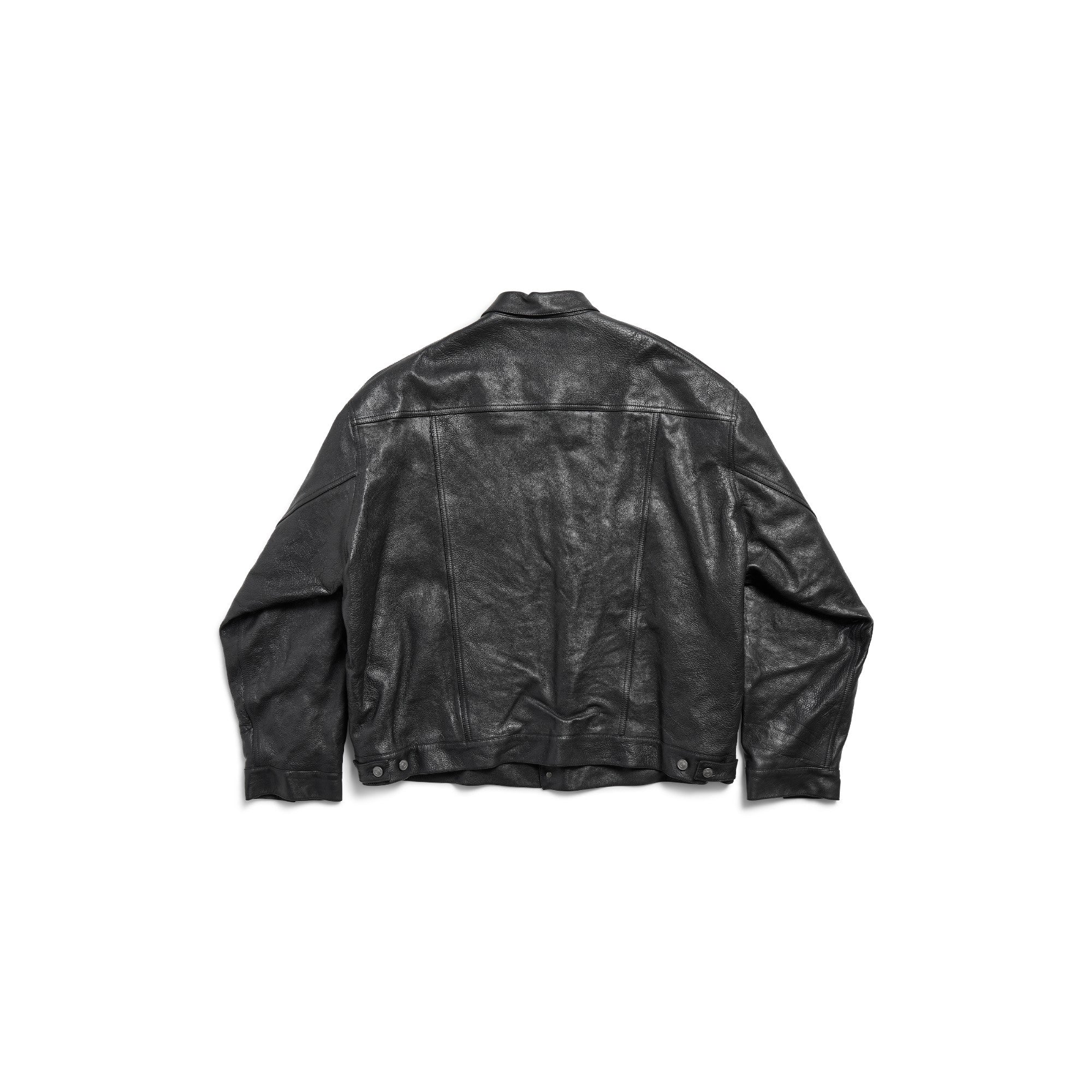 Denim Style Jacket - Black - Image 2