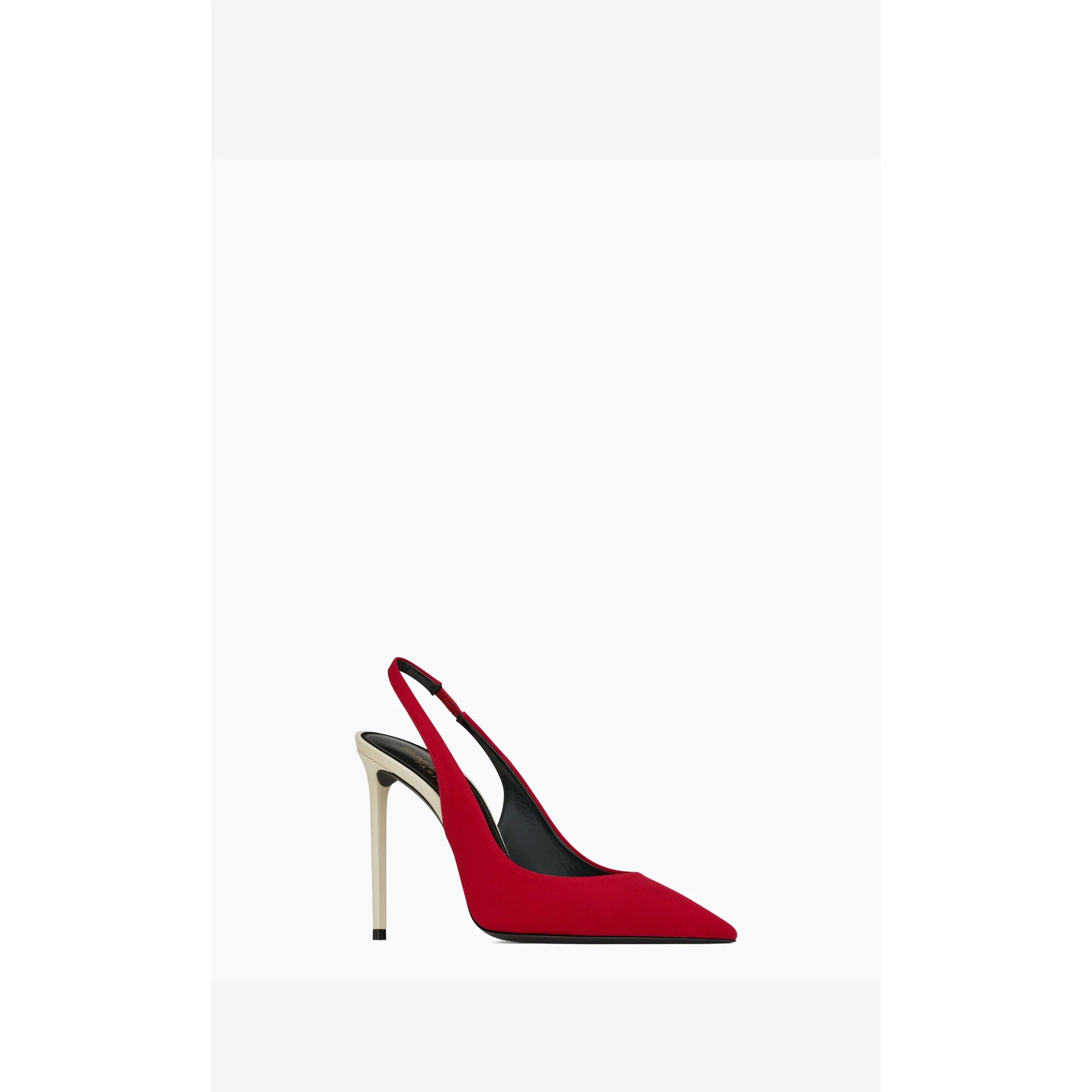 Zoe 105 Slingback Pump - Deep Red - Image 3