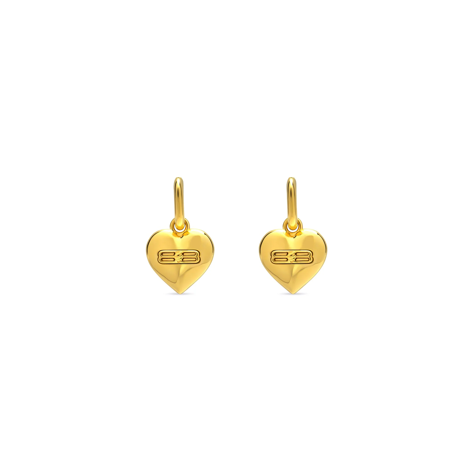 Bb Icon Heart Earrings P - Gold