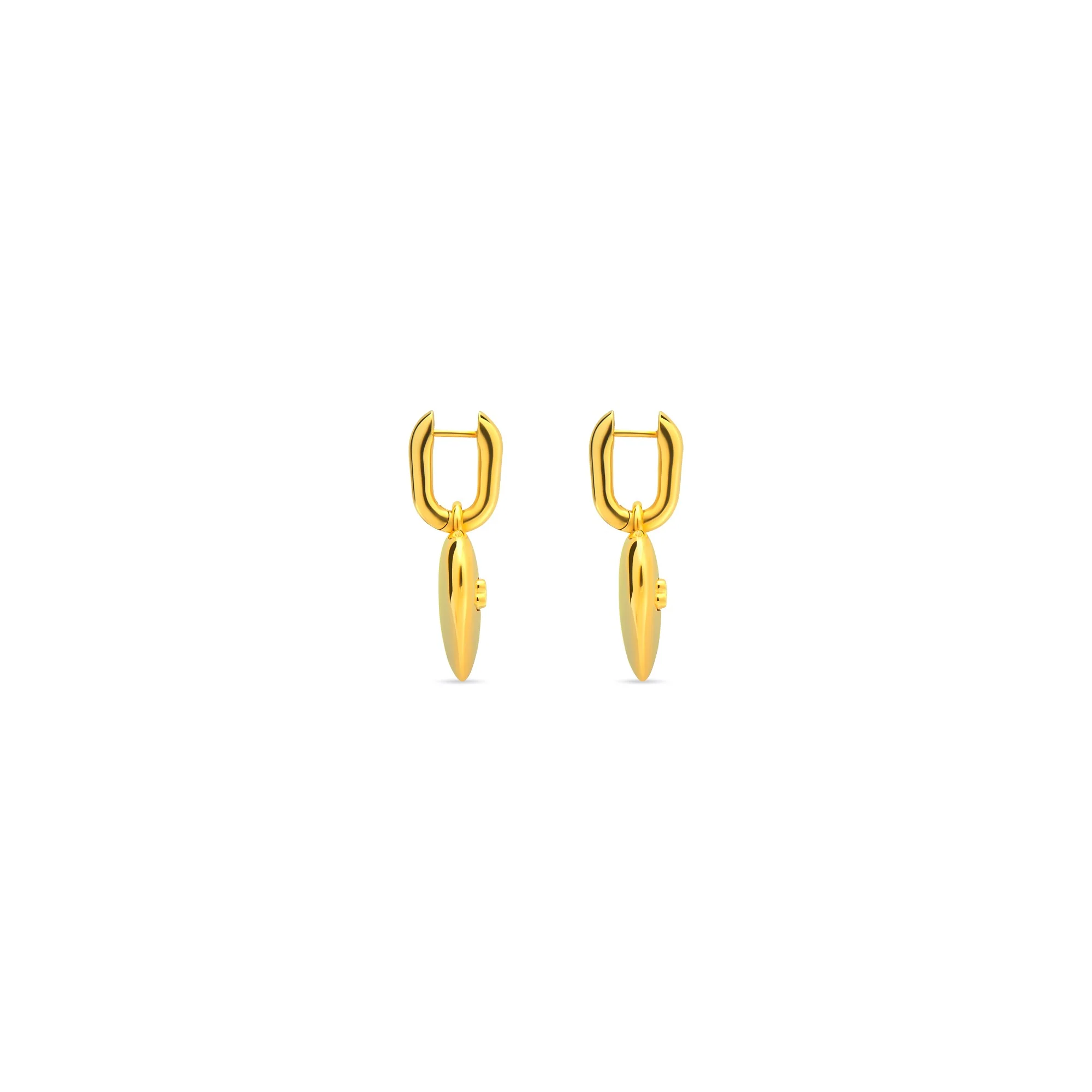 Bb Icon Heart Earrings P - Gold - Image 3