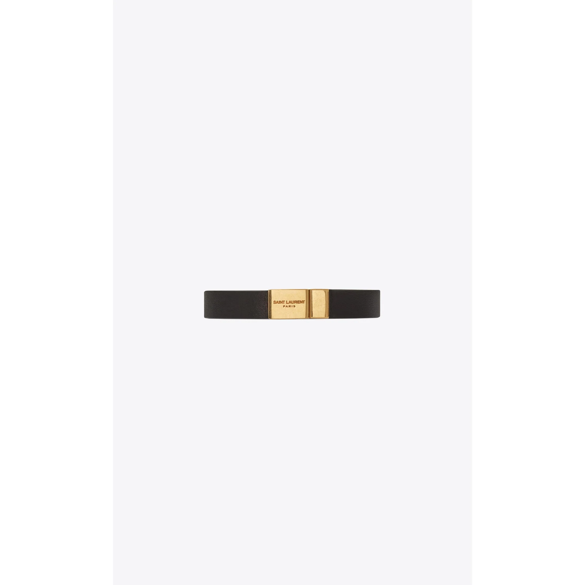 Single Wrap YSL Bracelet - Nero - Image 2